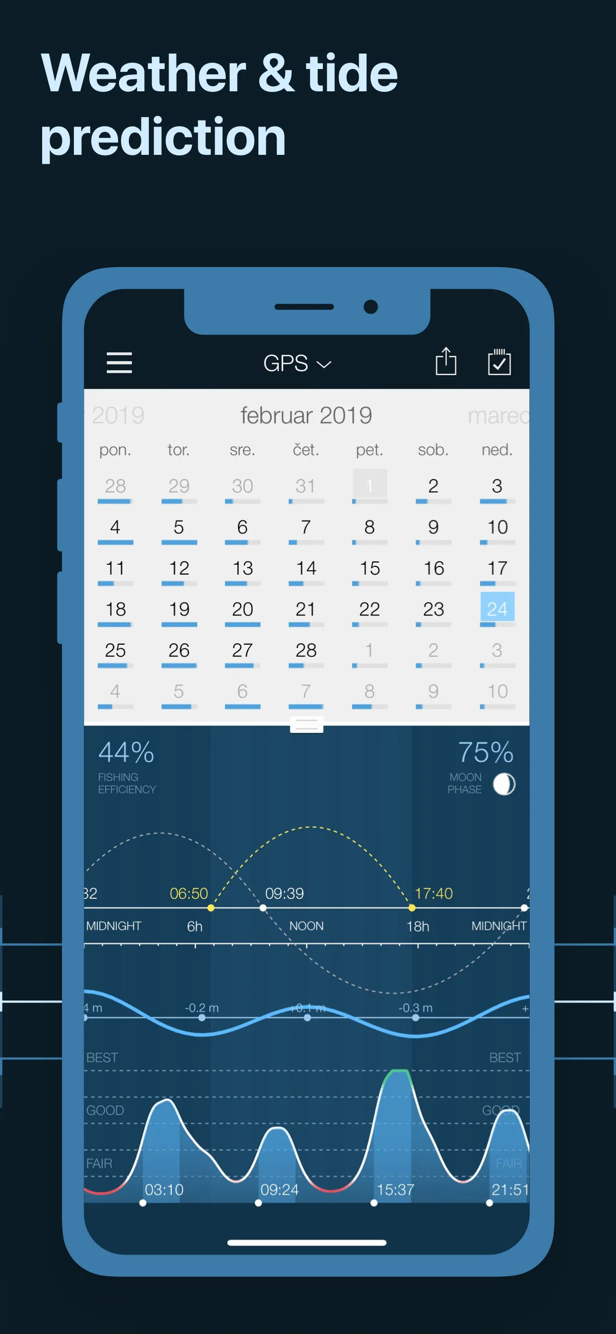 Fishing Calendar, Fish Finder iphone screenshot 6