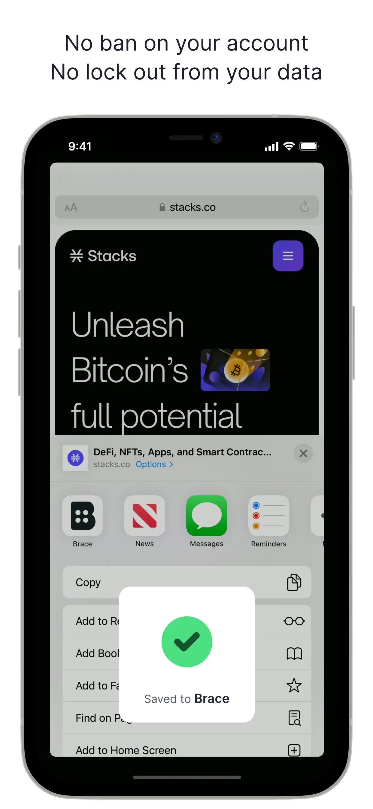 Brace.to - Bookmark Manager iphone screenshot 5