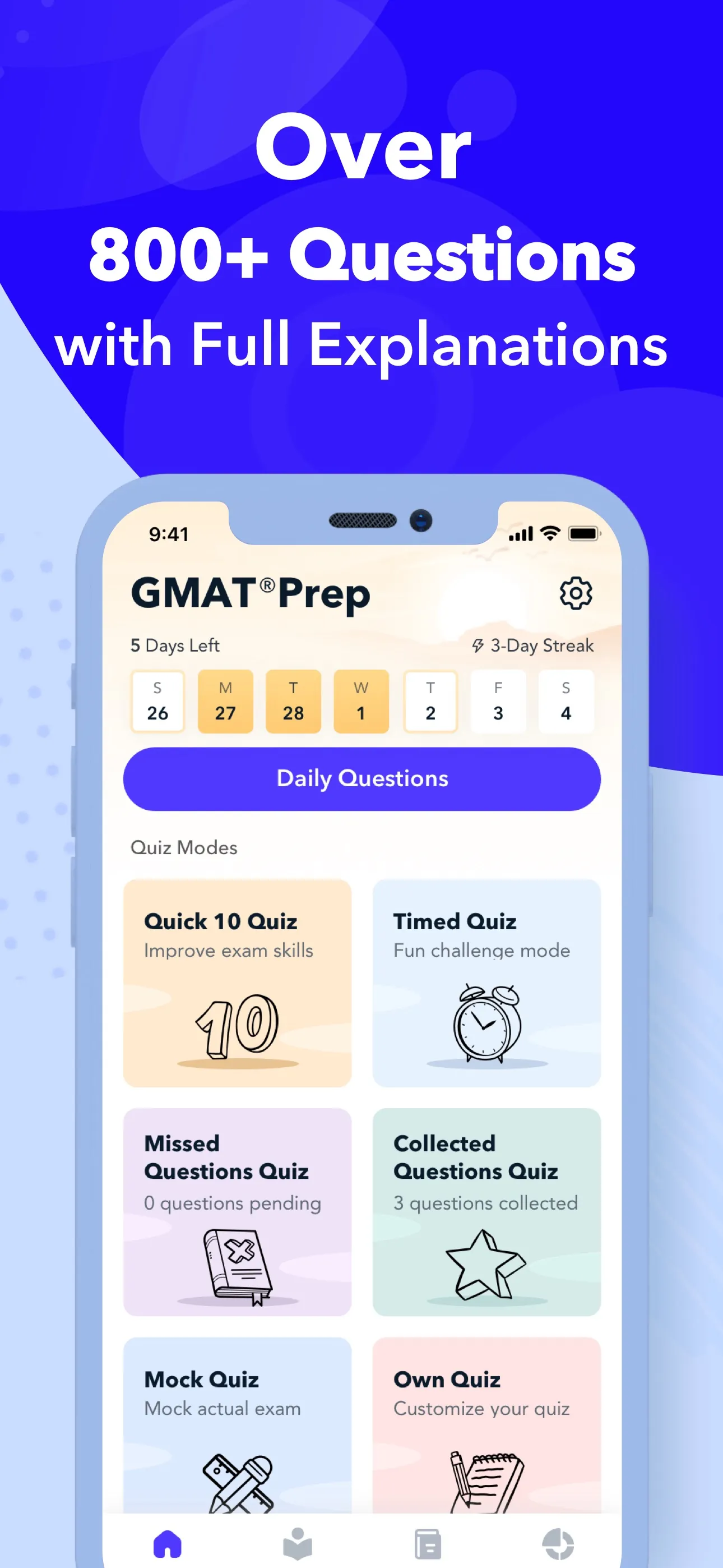 GMAT Practice Test 2025 iphone screenshot 2