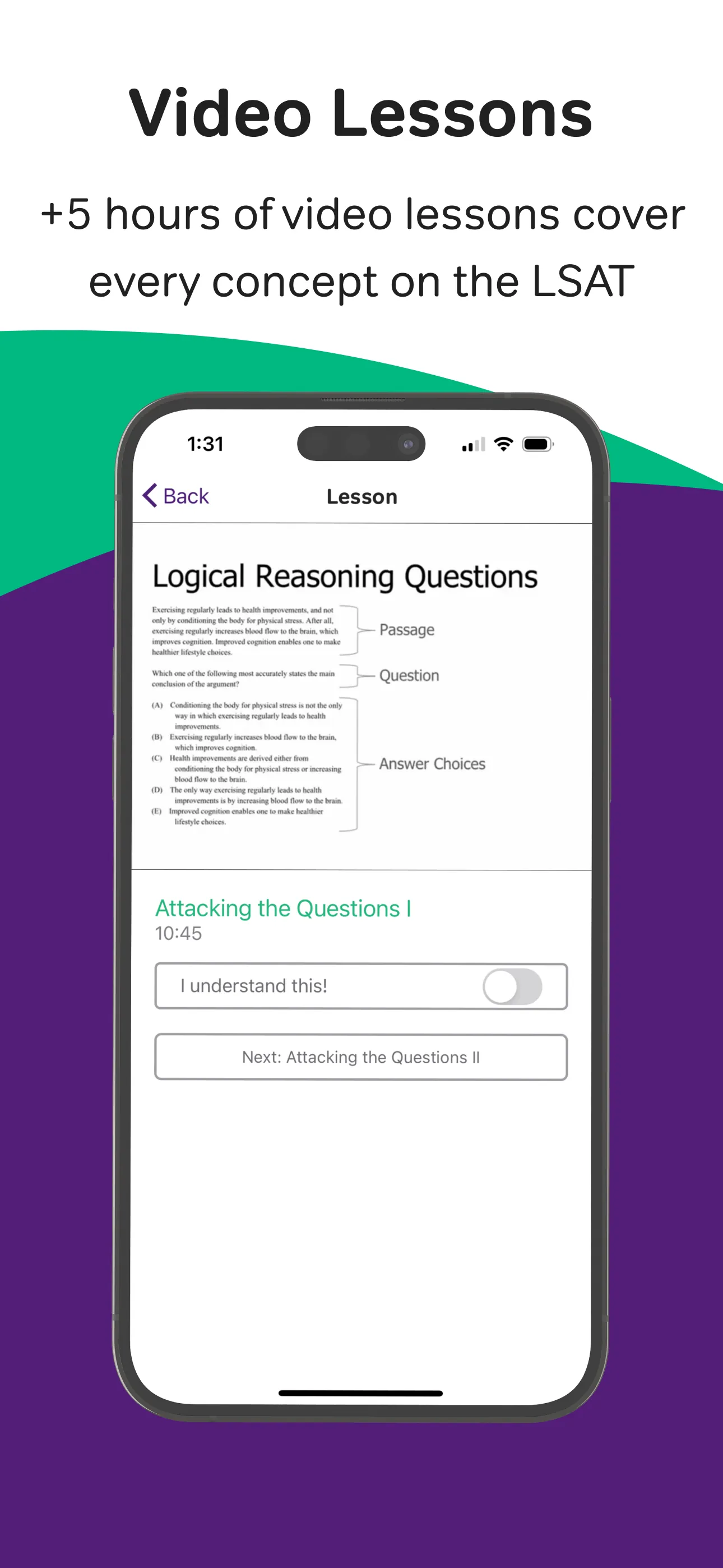 LSAT Prep & Practice - Magoosh iphone screenshot 5