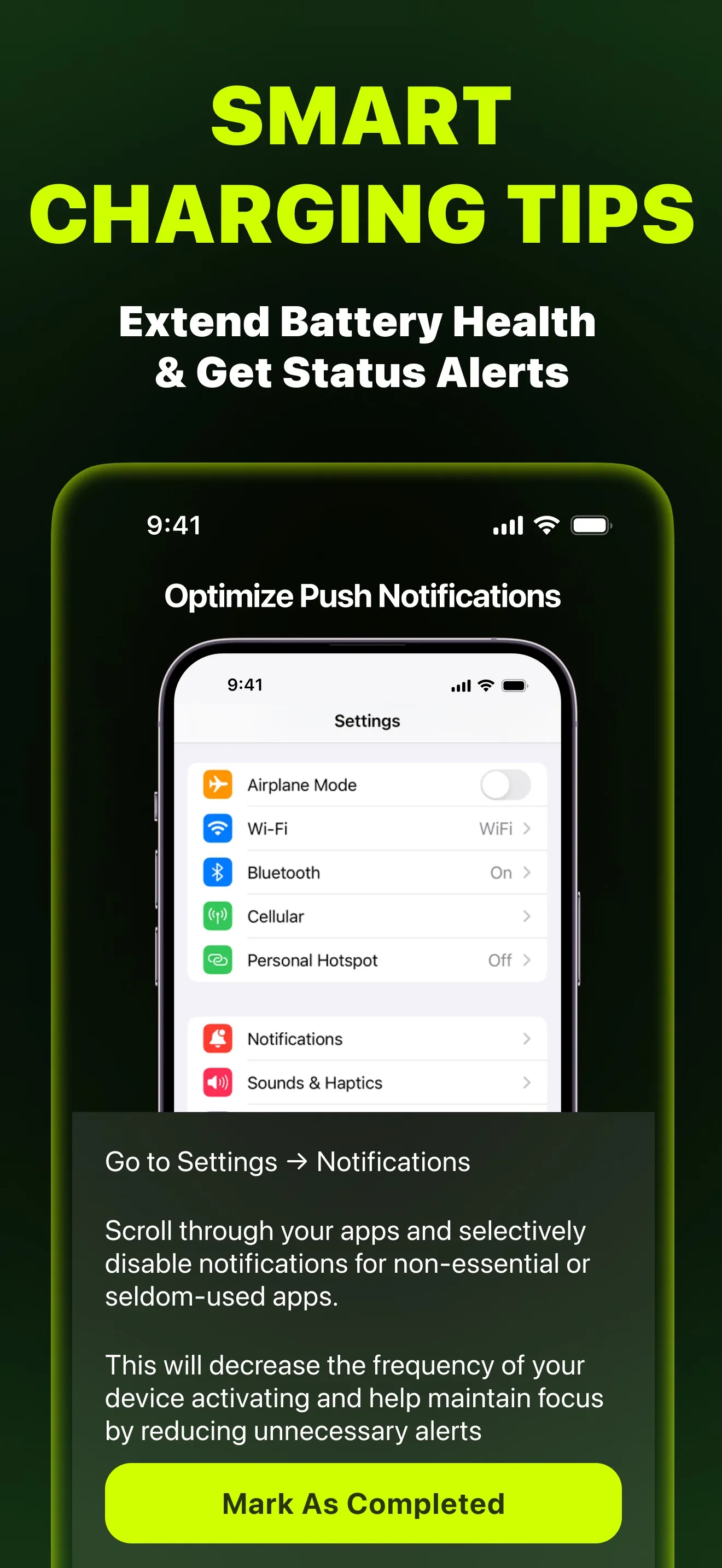Volty+ Smart Battery Guide iphone screenshot 3