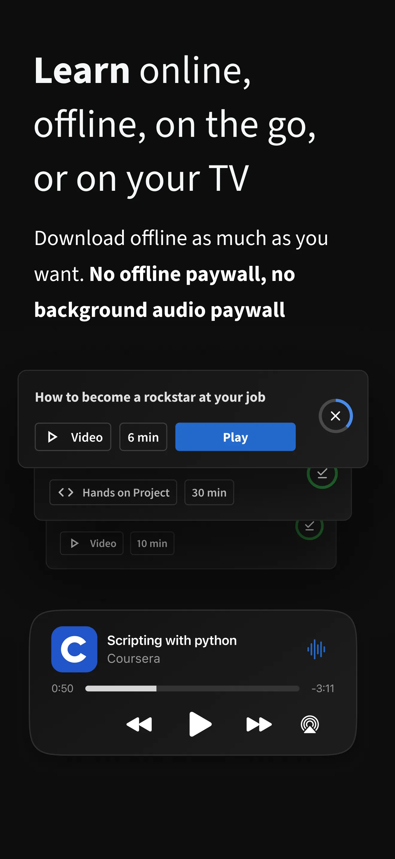 Coursera: Grow your career iphone screenshot 6