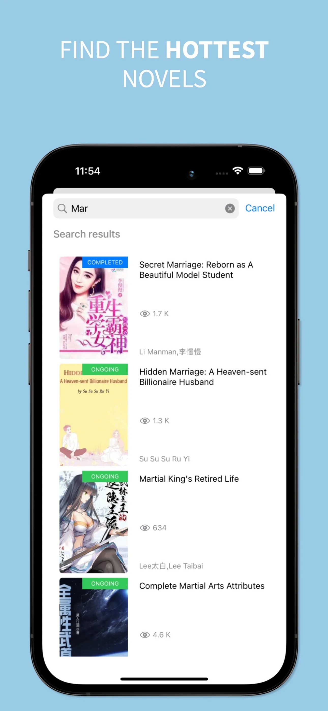 NovelFull - Top Novel Reader iphone screenshot 8