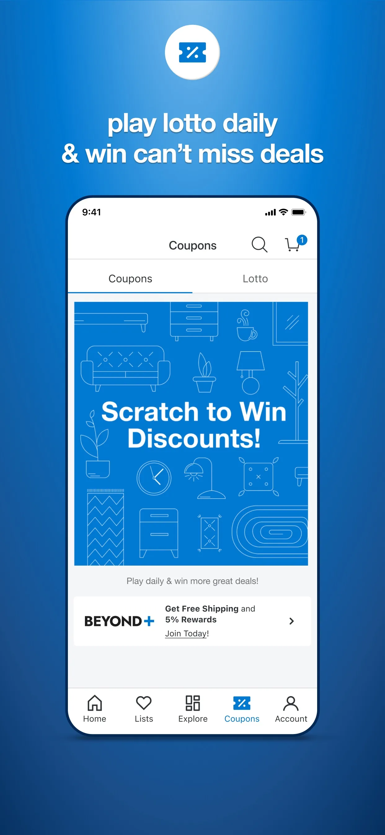 Bed Bath & Beyond iphone screenshot 2