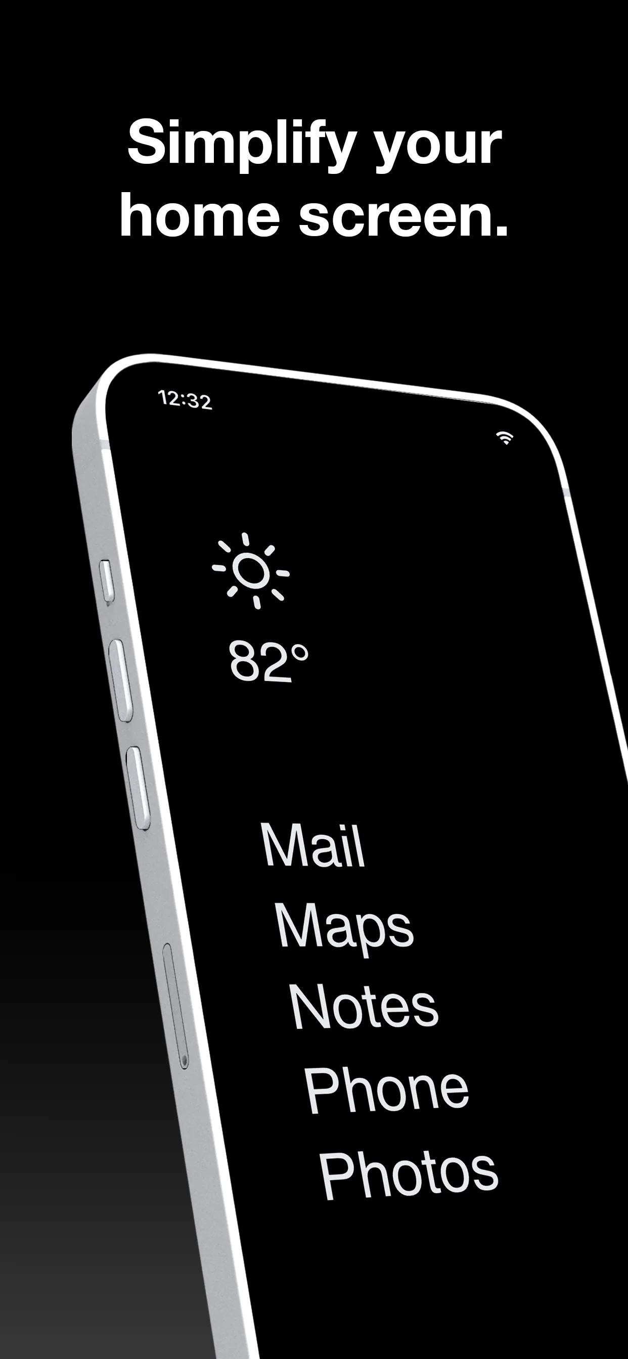Blank Spaces Launcher (-) iphone screenshot 1
