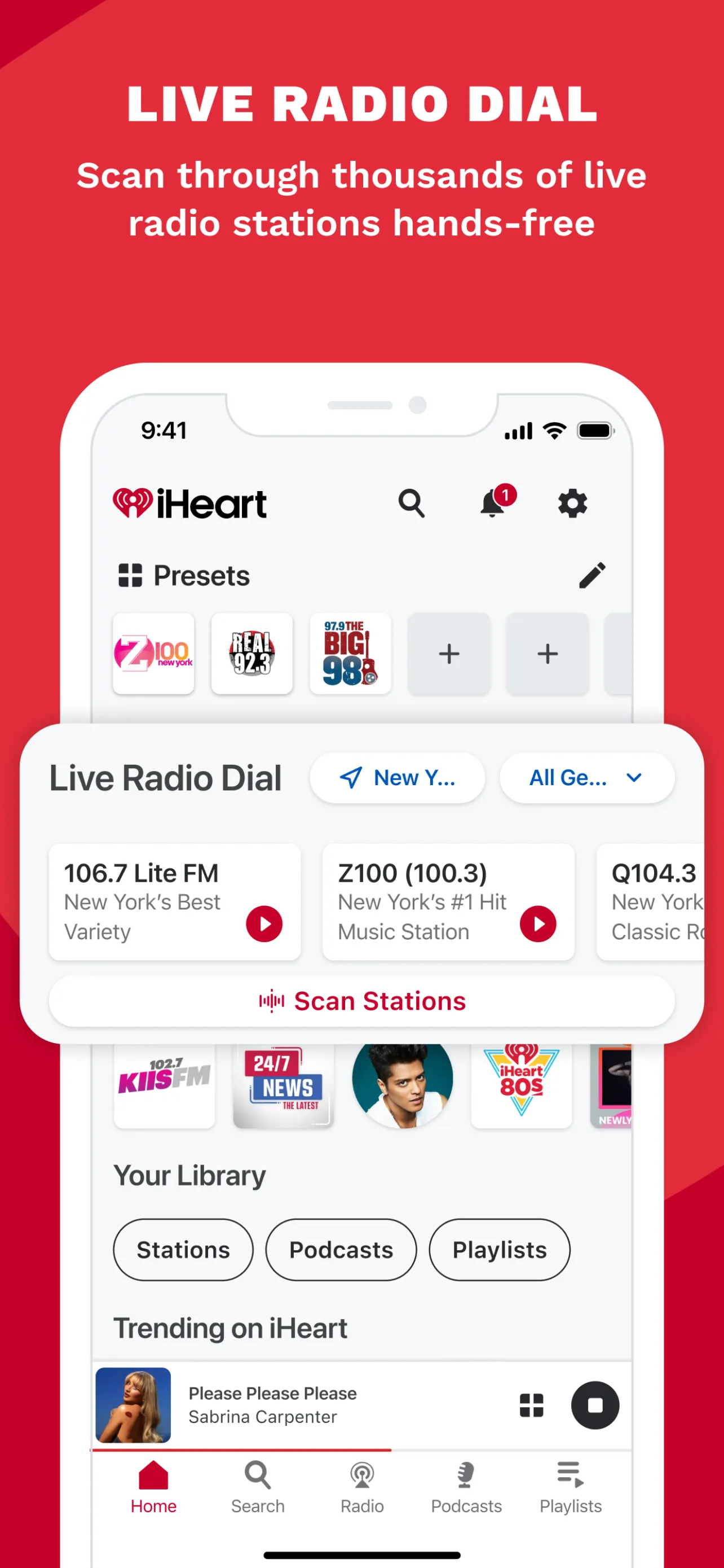 iHeart: Play & Listen to Music iphone screenshot 3
