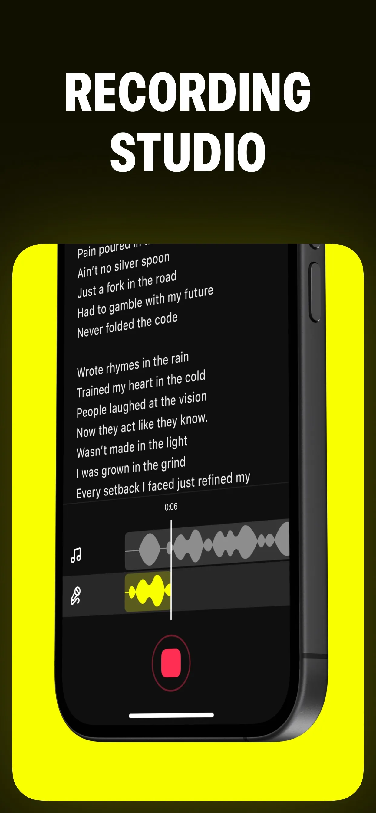 Lyric Studio - Rap Rhyme Maker iphone screenshot 3