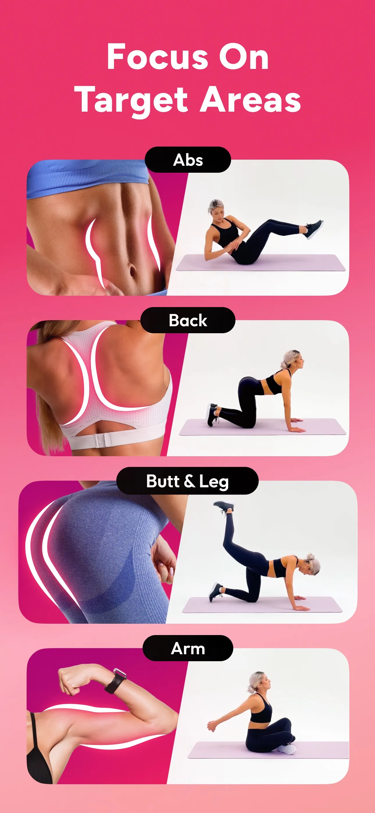 Workout for Women: Home Fit iphone screenshot 3