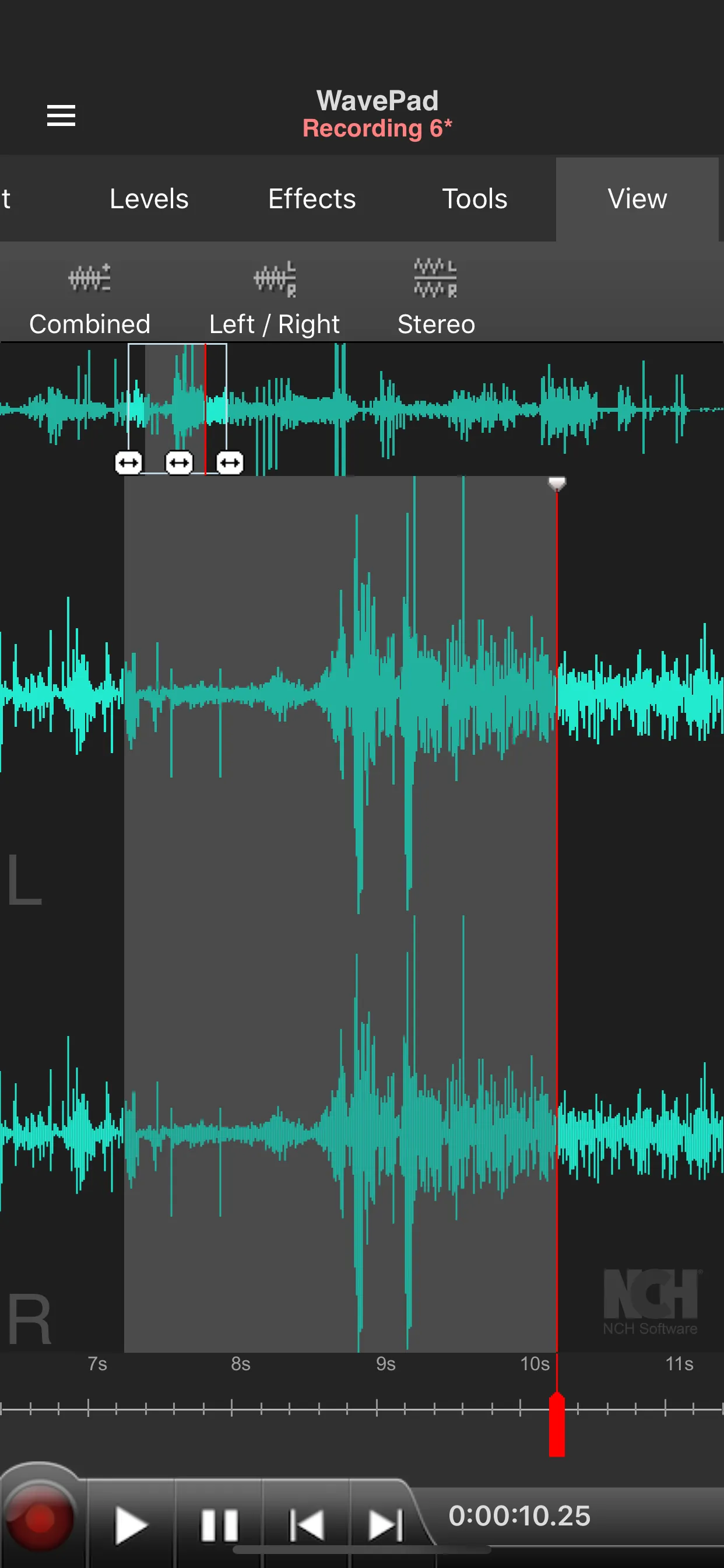 WavePad Music and Audio Editor iphone screenshot 4