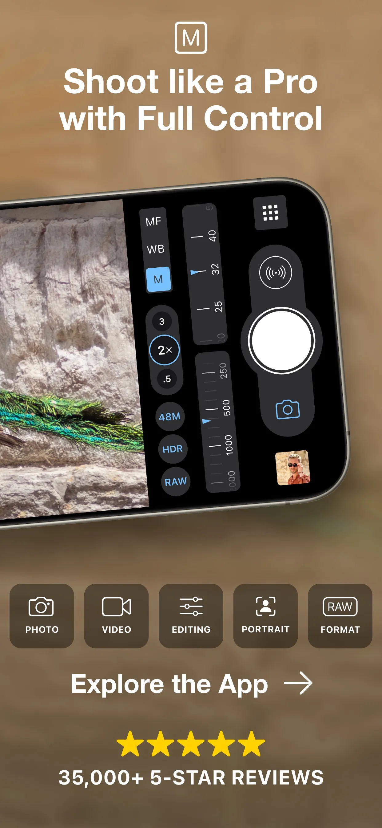 ProCamera. Professional Camera iphone screenshot 3