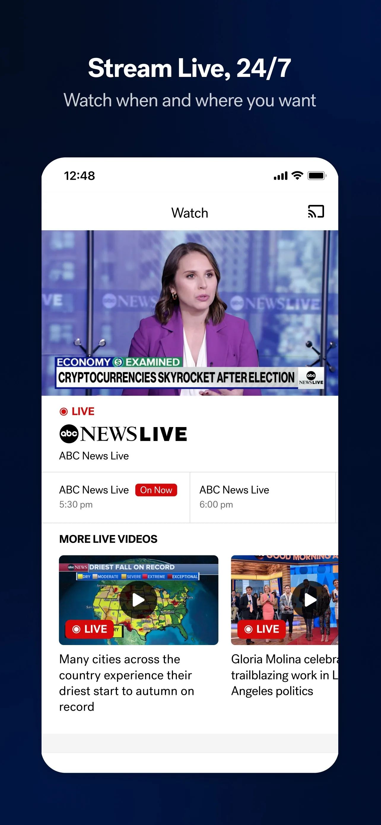 ABC News: Live Breaking News iphone screenshot 4