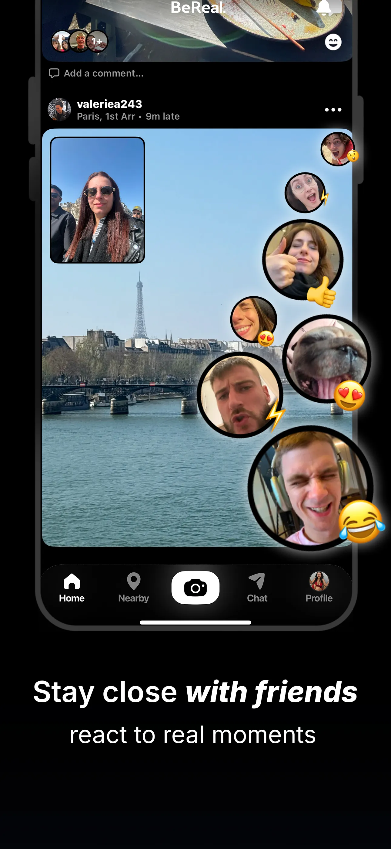BeReal: Photos & Friends Daily iphone screenshot 4