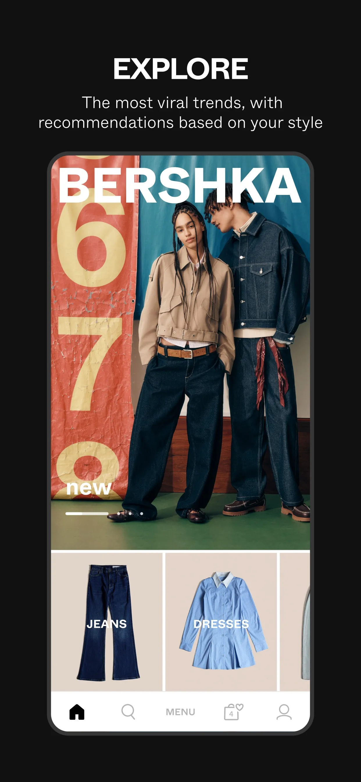 BERSHKA iphone screenshot 1