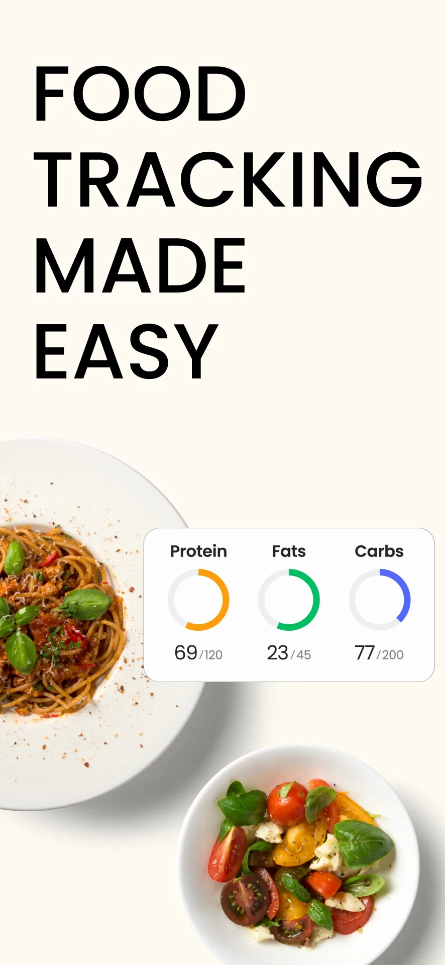 Calorie Counter & Food Tracker iphone screenshot 1