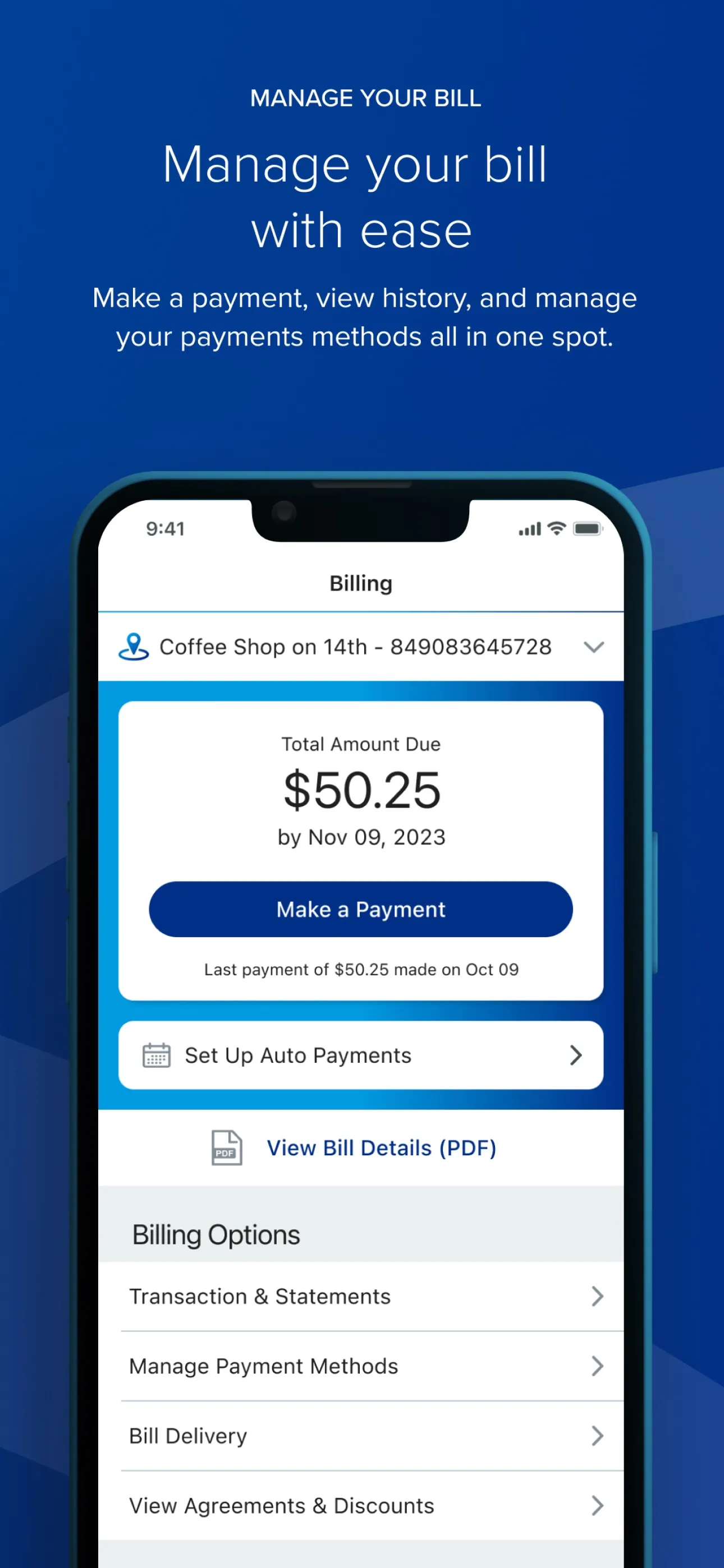 Cox Business MyAccount iphone screenshot 6