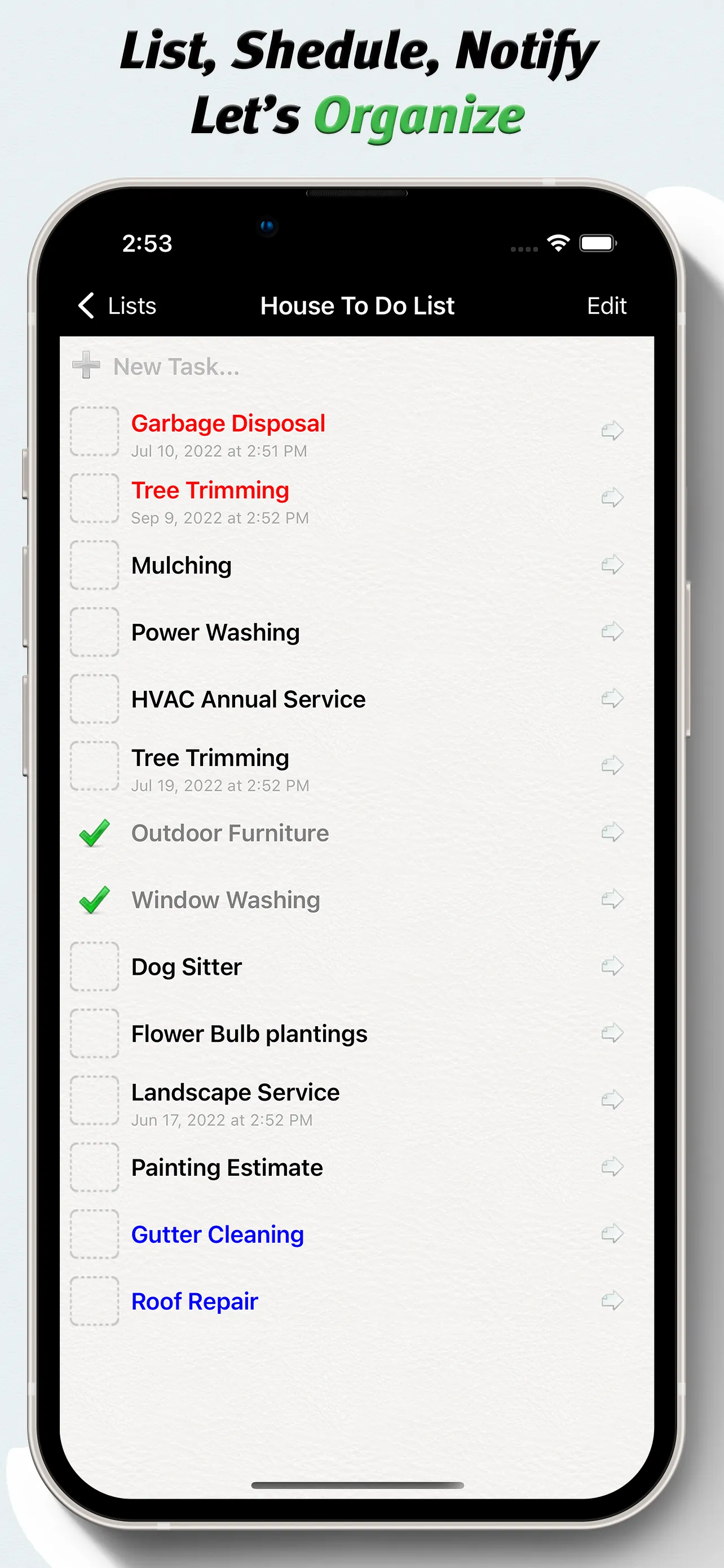 Action Tasks - To Do List iphone screenshot 4