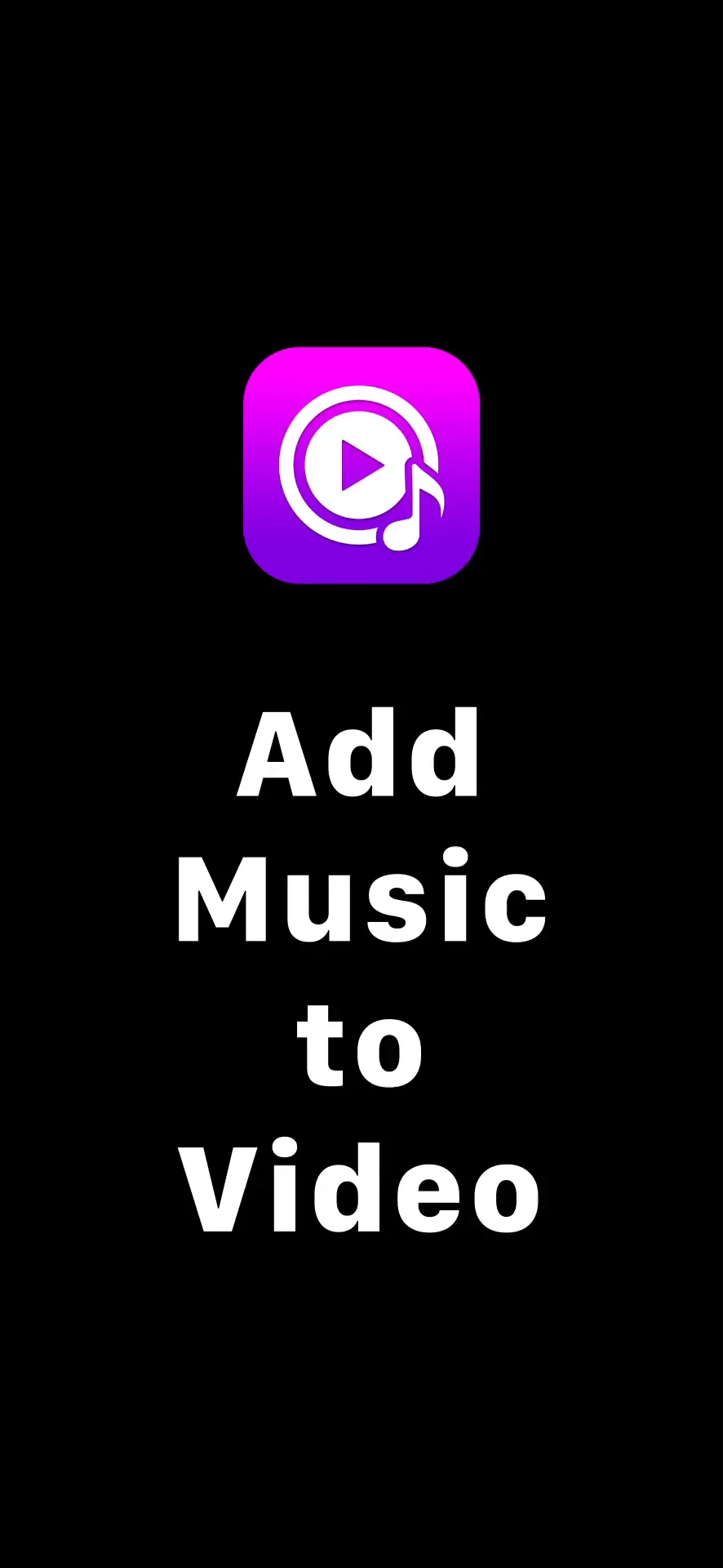 Add Music to Video Voice Over iphone screenshot 1
