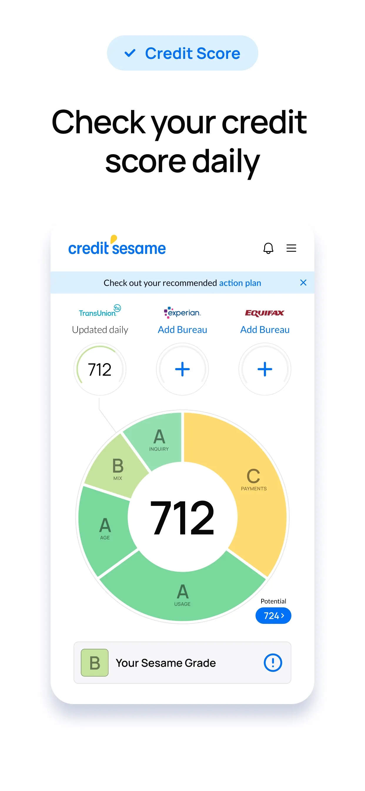 Credit Sesame: Grow Your Score iphone screenshot 2