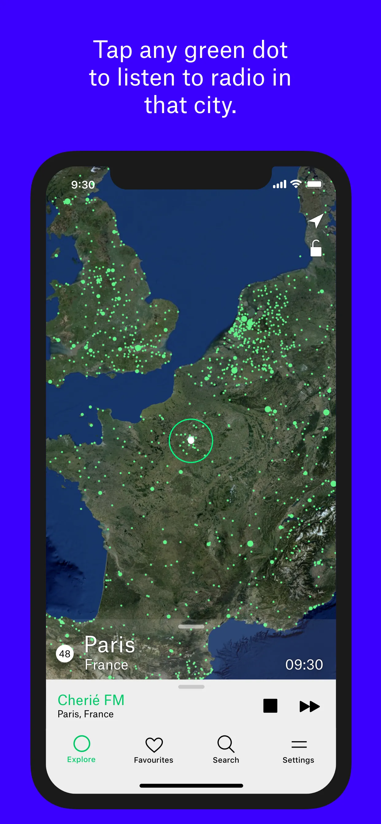 Radio Garden Live iphone screenshot 2