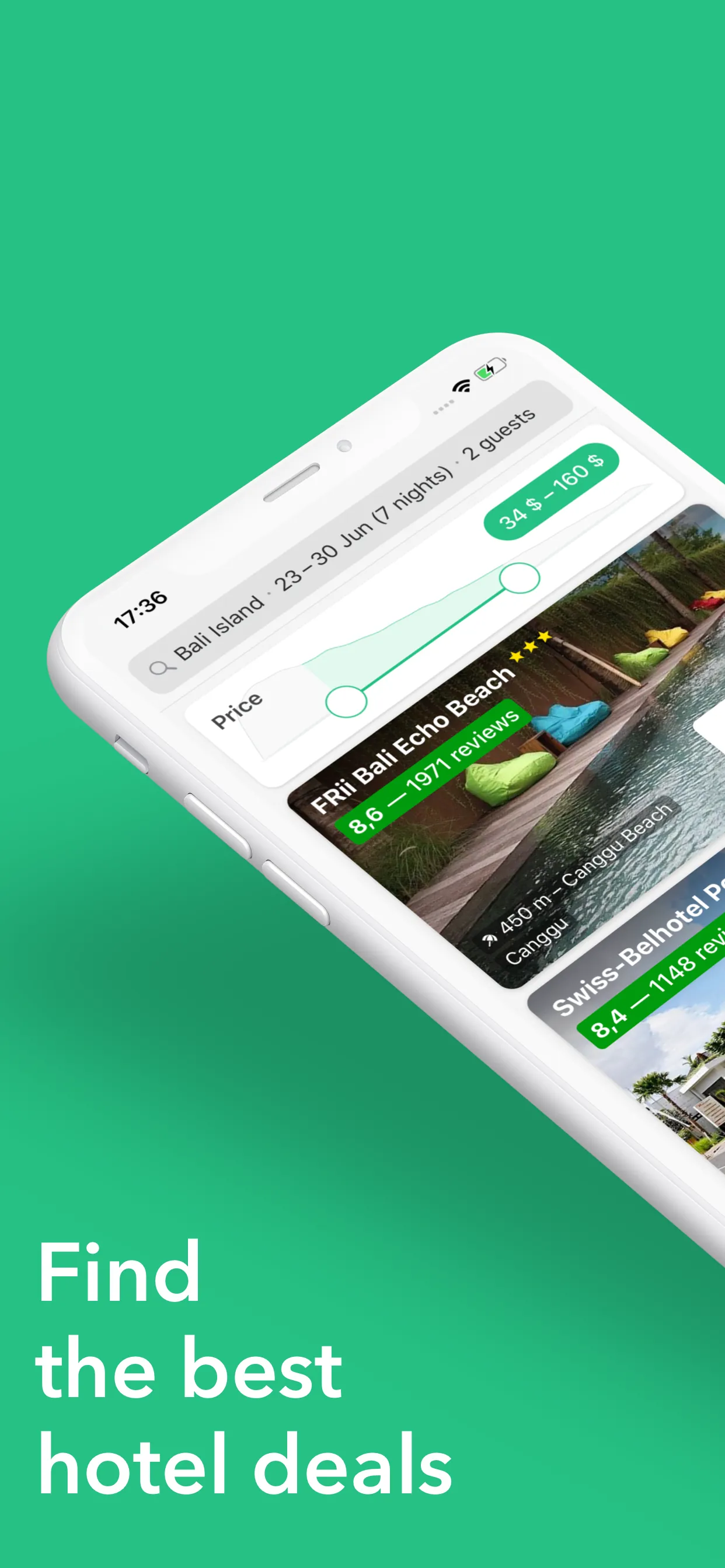 Cheap hotel deals — Hotellook iphone screenshot 1