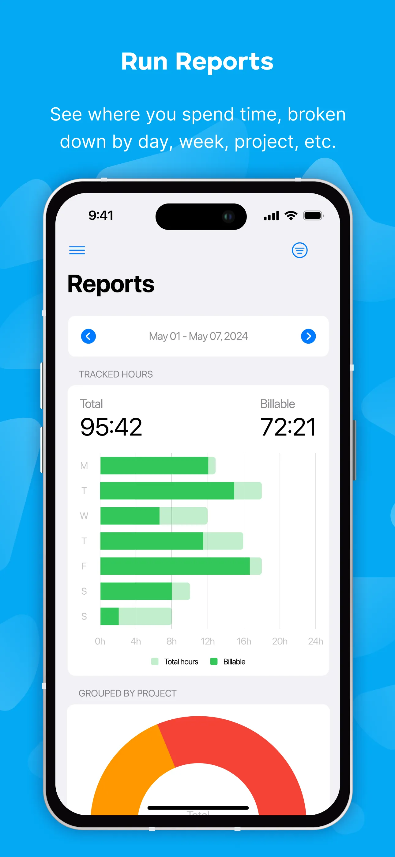 Clockify Time Tracker iphone screenshot 4