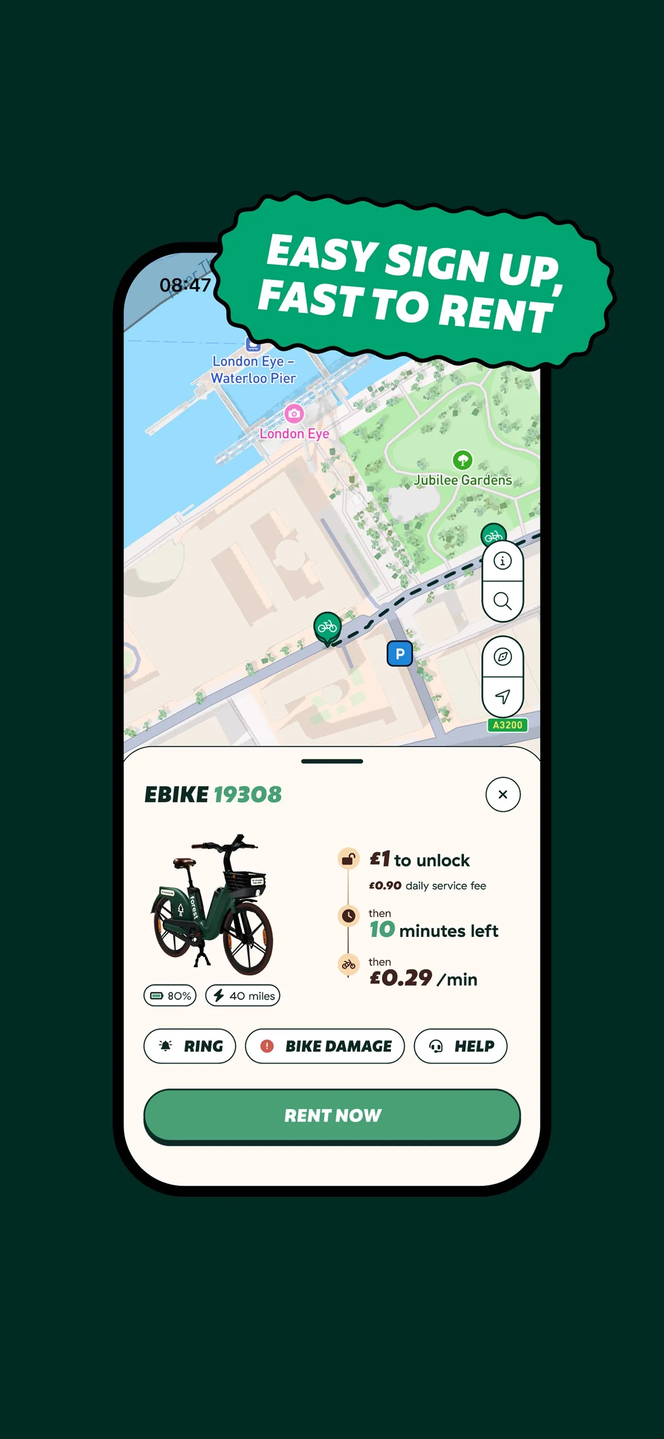 Forest - eBike Sharing iphone screenshot 3