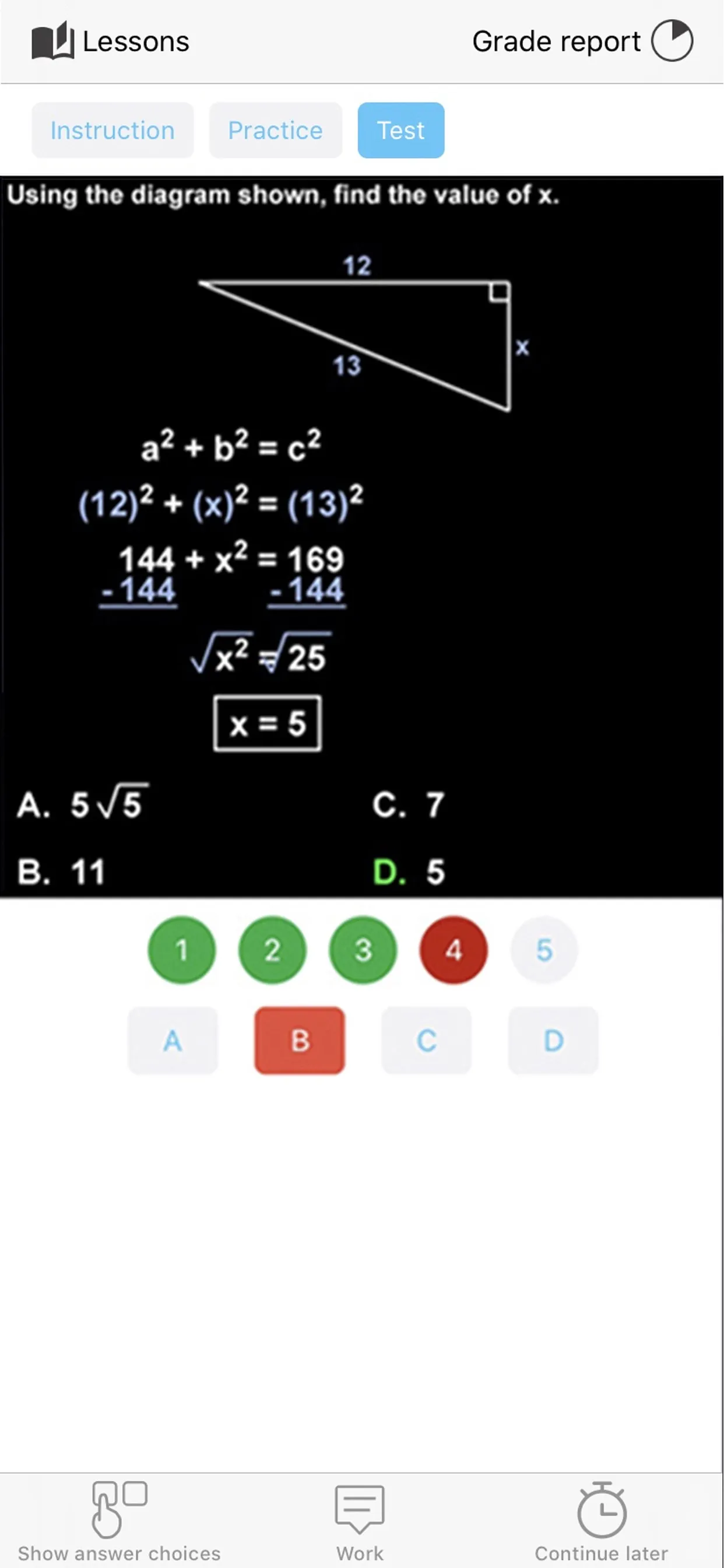 GRE iphone screenshot 4