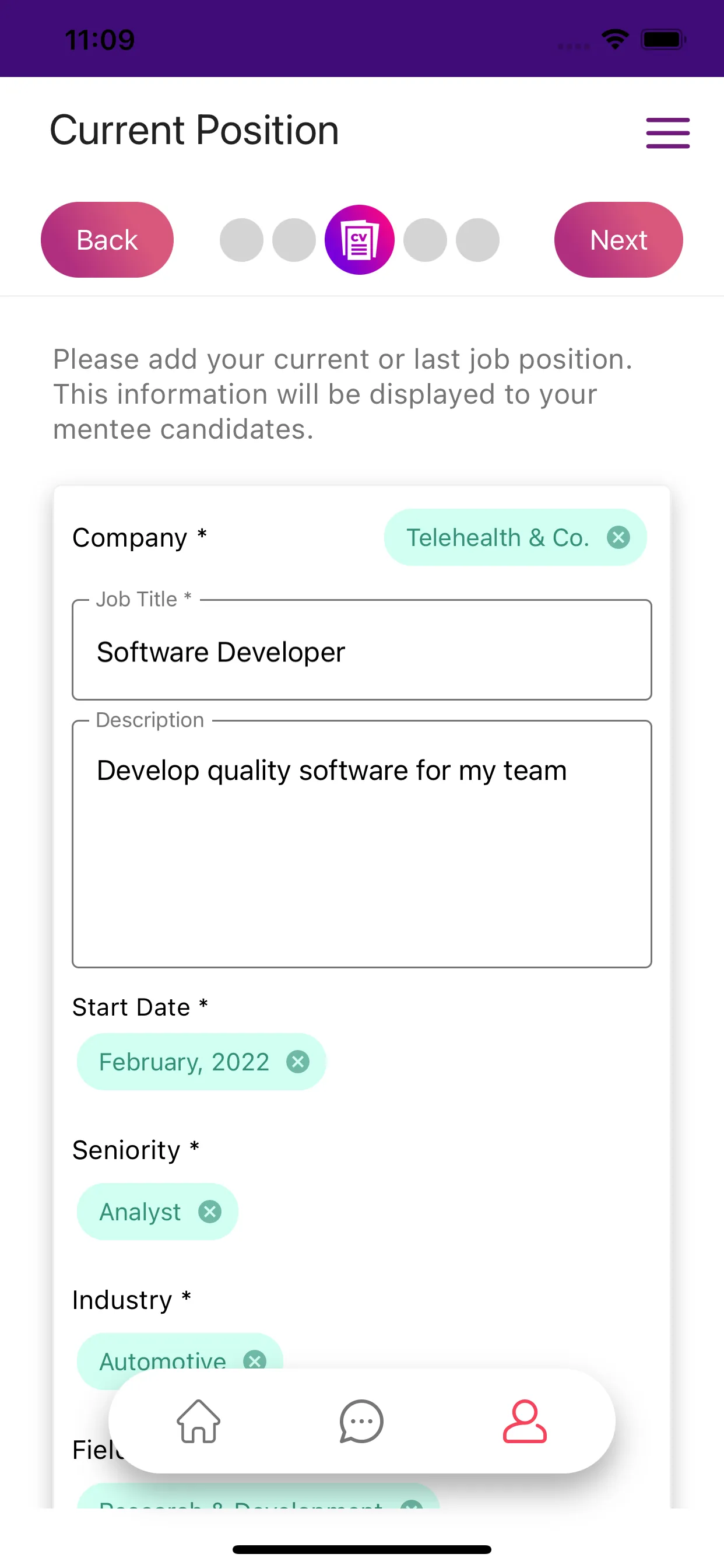 100k Mentor Challenge iphone screenshot 5