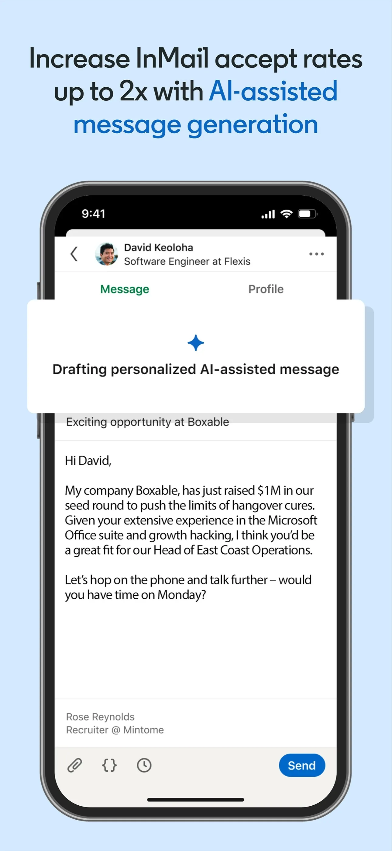 LinkedIn Recruiter iphone screenshot 6
