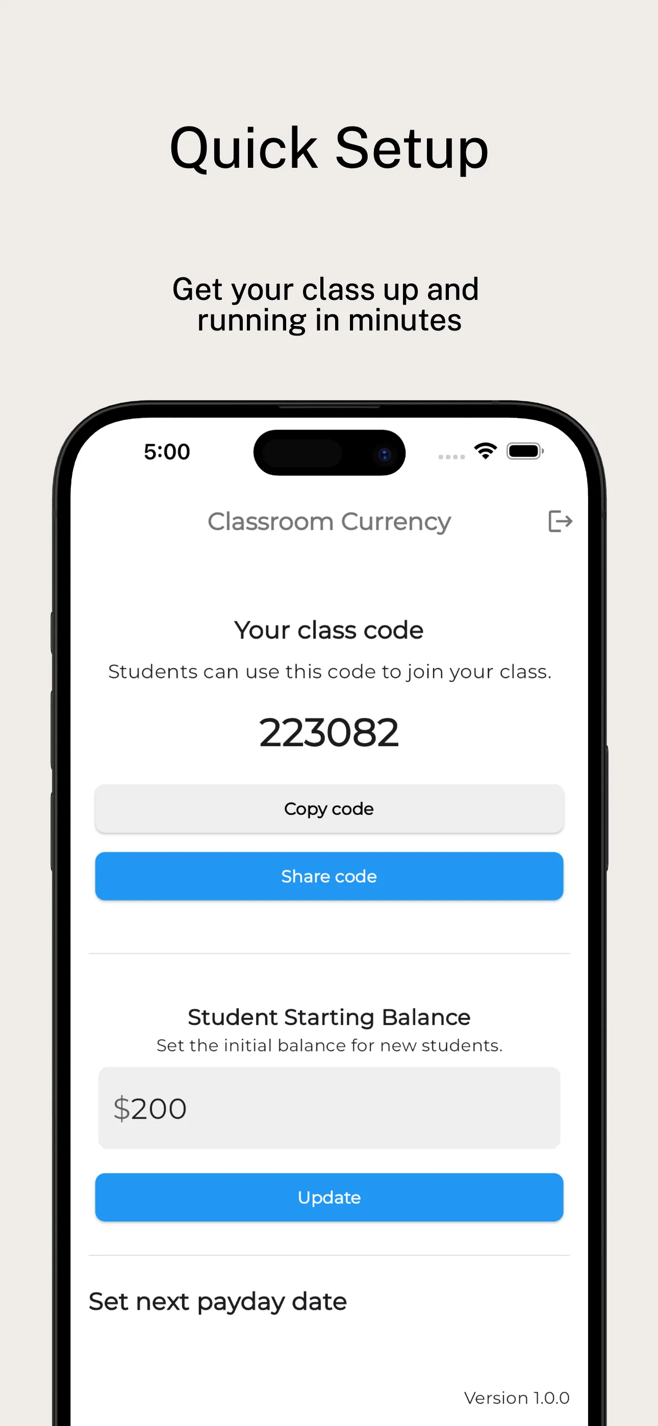 Classroom Currency iphone screenshot 5