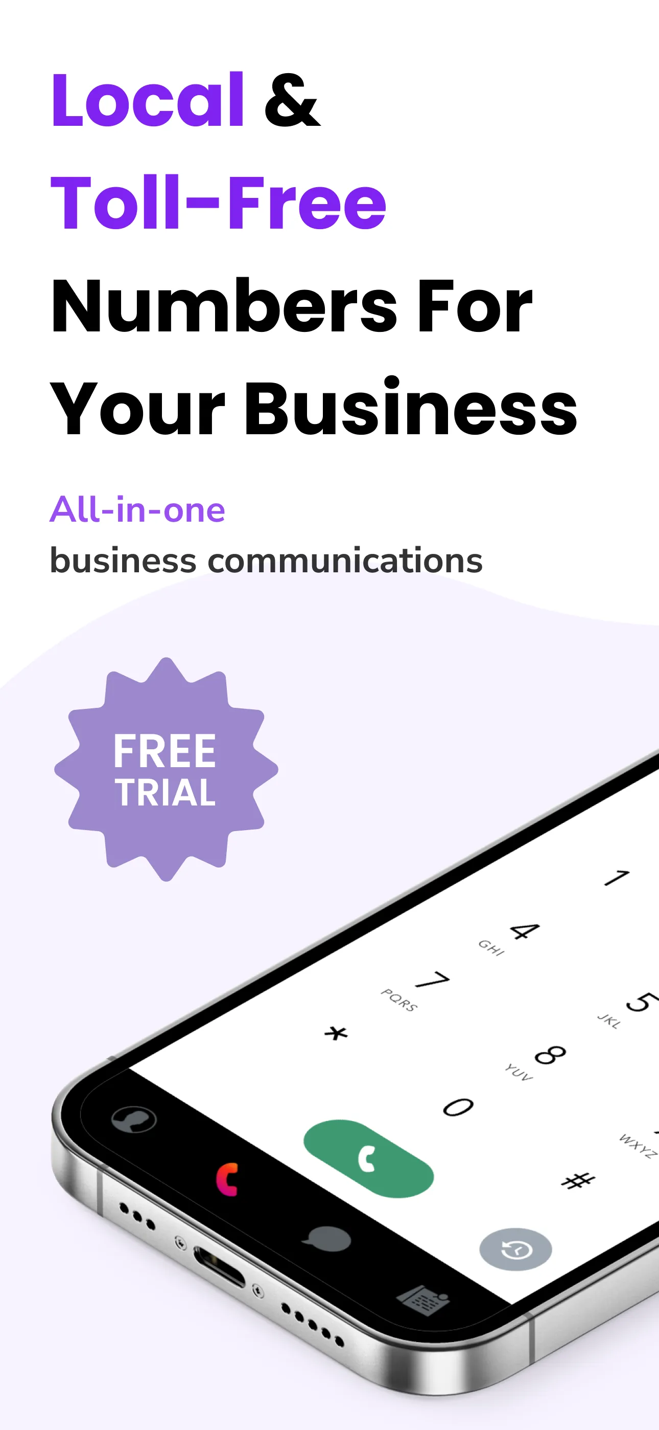 Linked Phone Business Number iphone screenshot 1