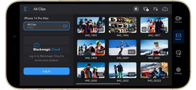 Blackmagic Camera iphone screenshot 5