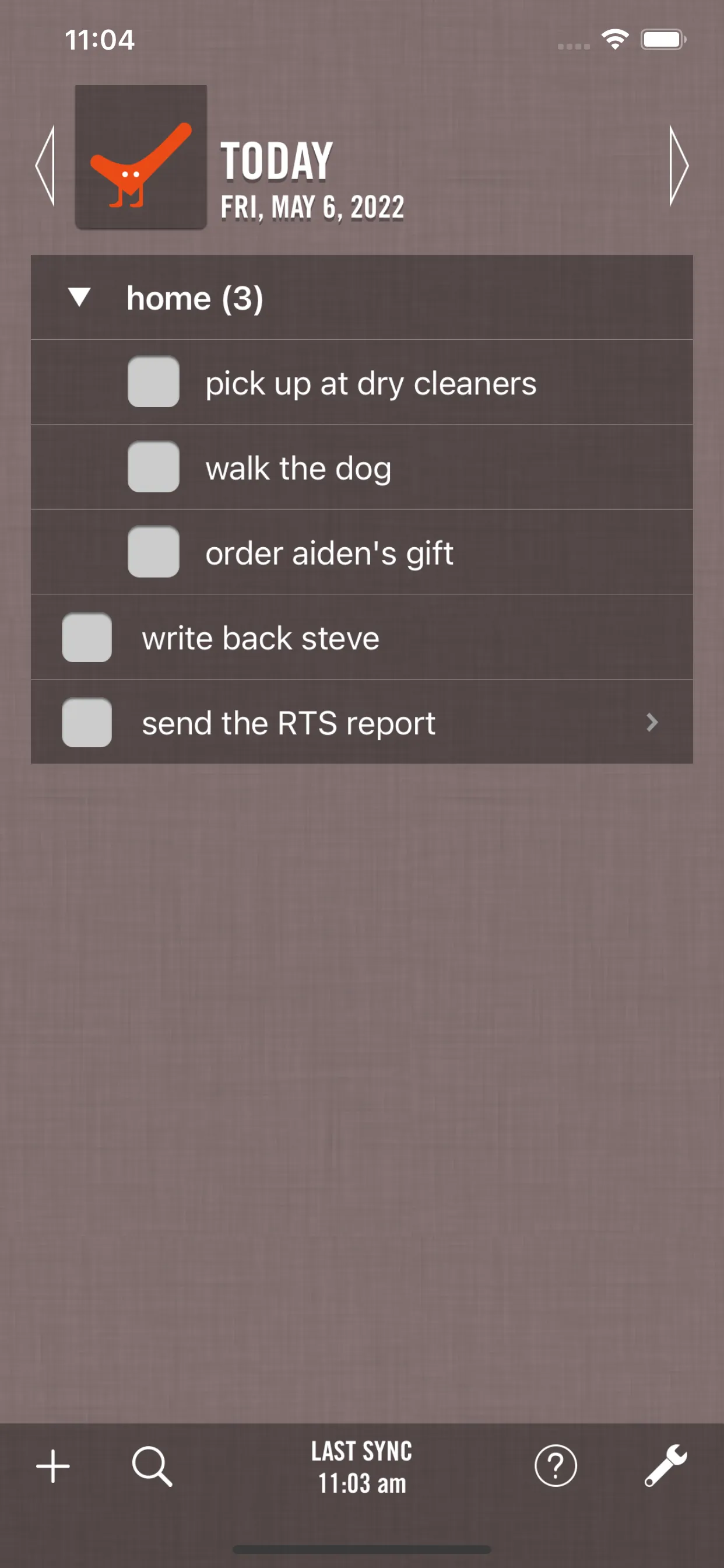 Good Todo iphone screenshot 1