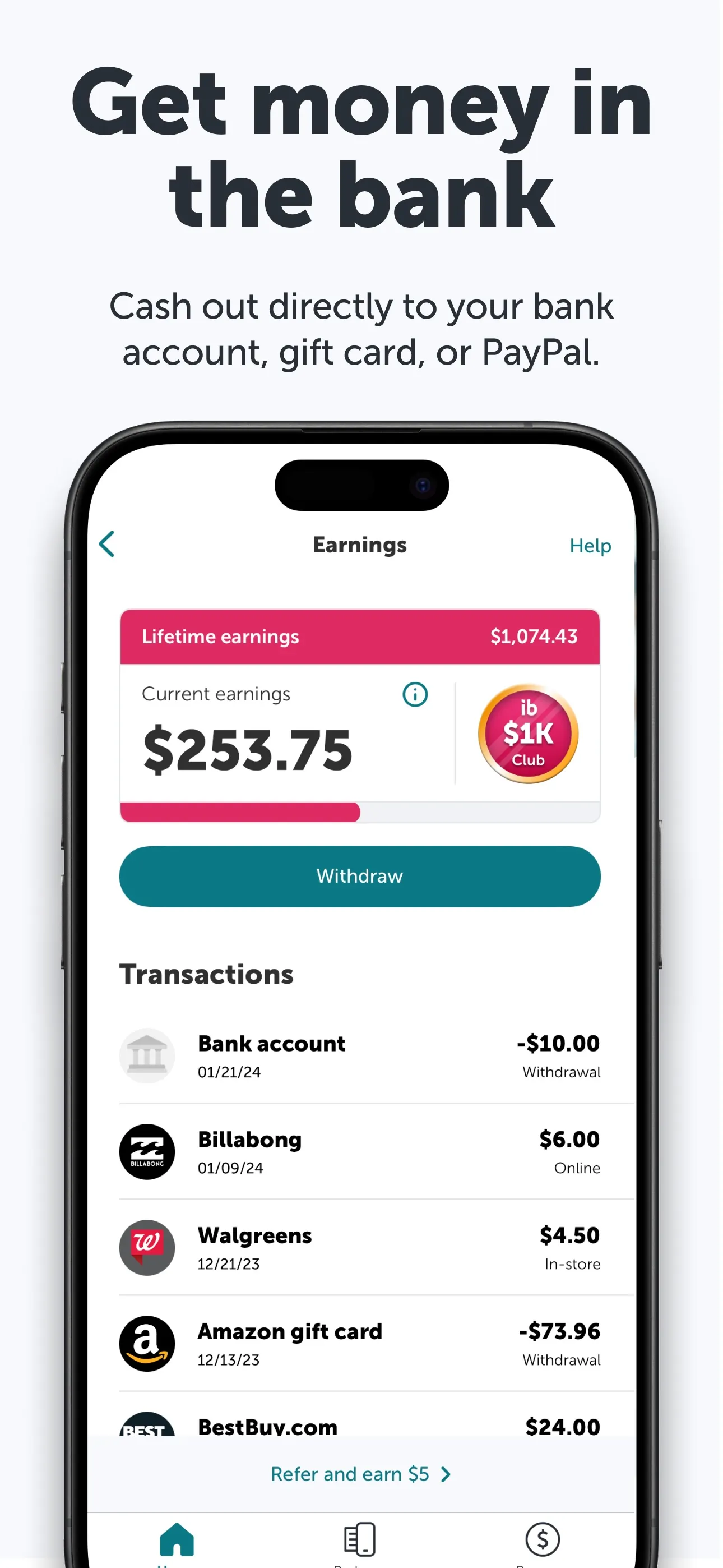 Ibotta: Save & Earn Cash Back iphone screenshot 8