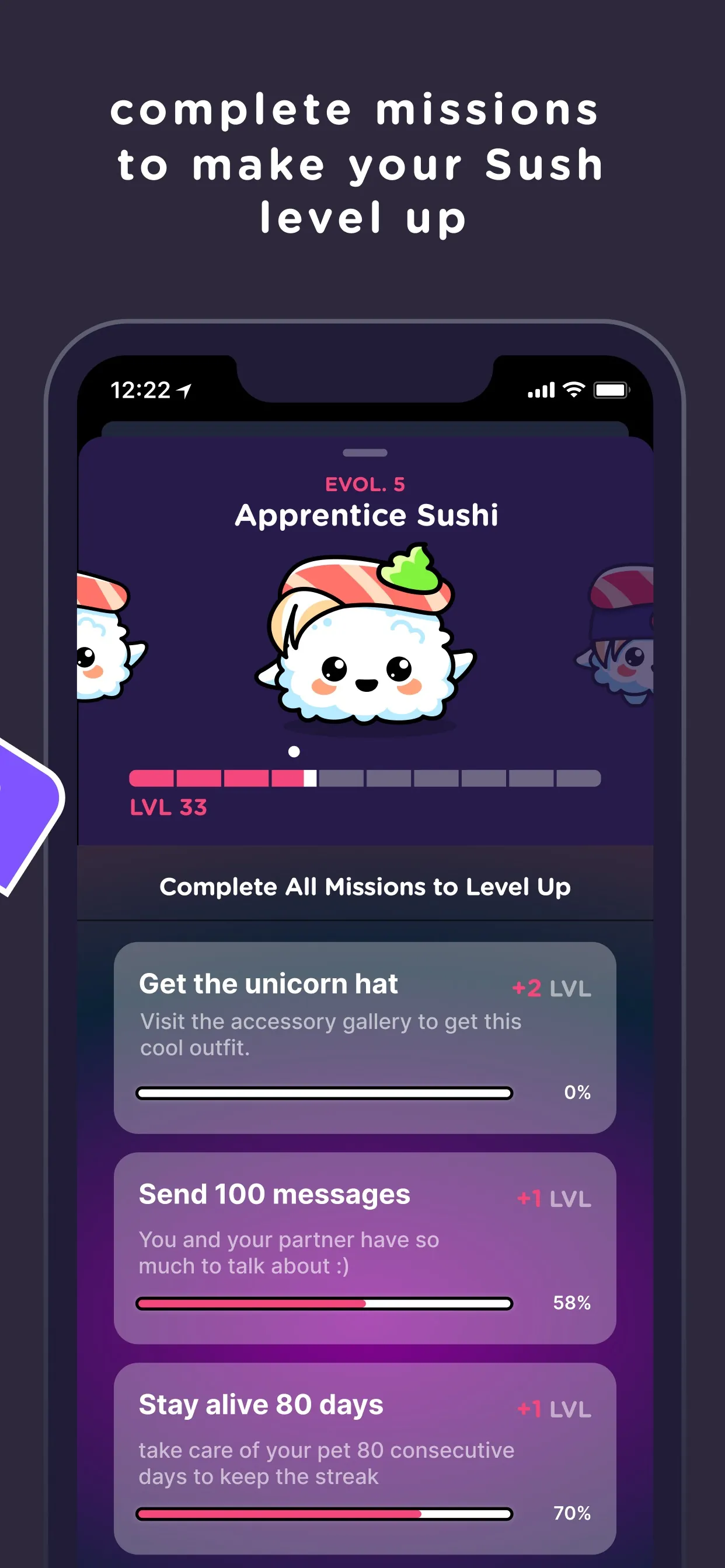 SUSH Virtual Pet Grow & Evolve iphone screenshot 8
