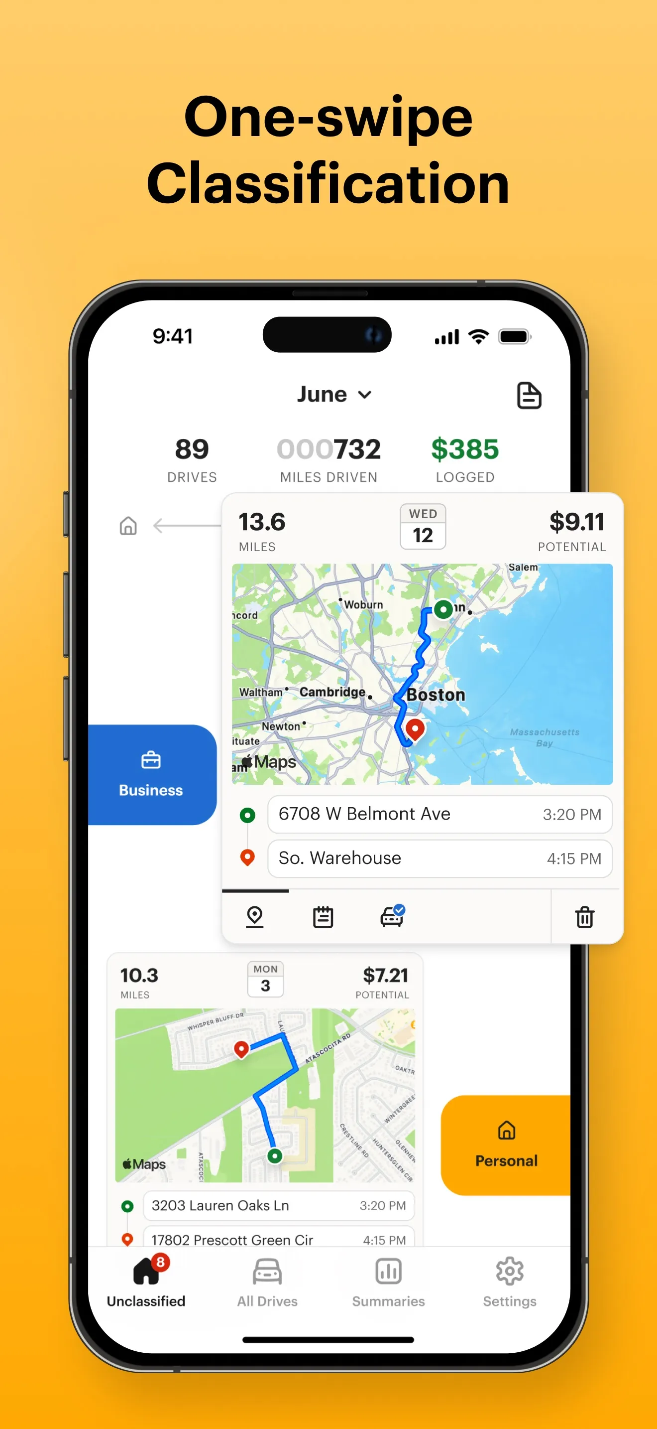 MileIQ: Mileage Tracker & Log iphone screenshot 3