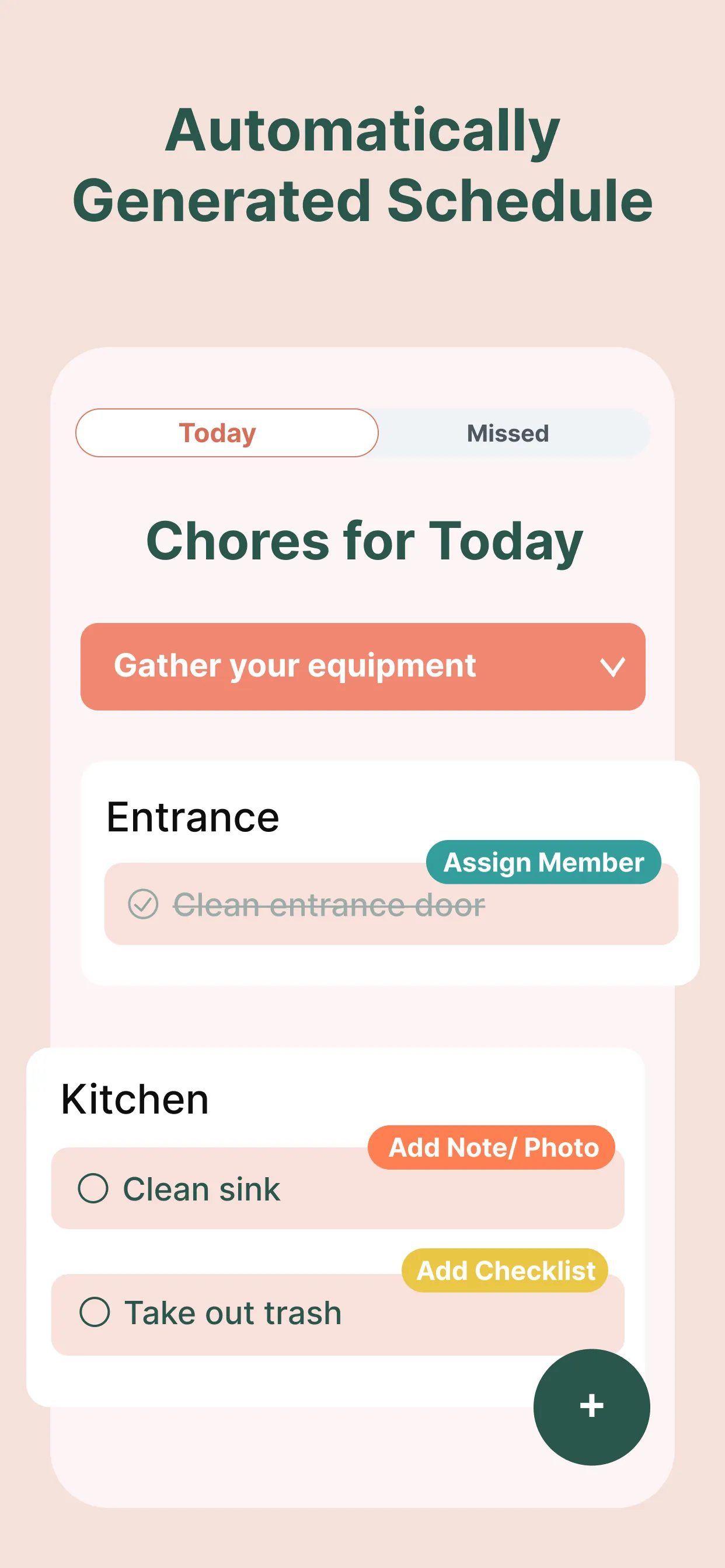 Tidy: House Cleaning Schedule iphone screenshot 2