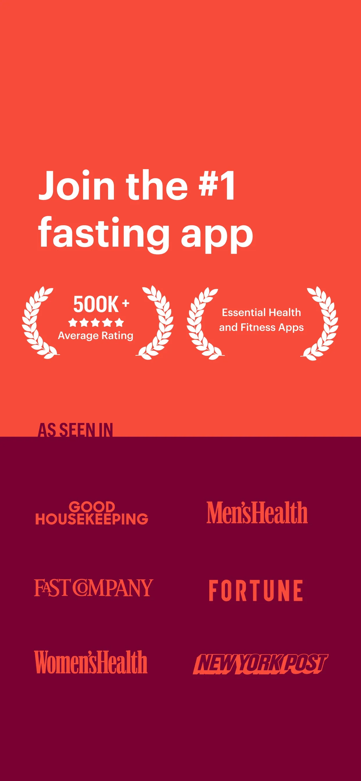 Zero: Fasting & Health Tracker iphone screenshot 1