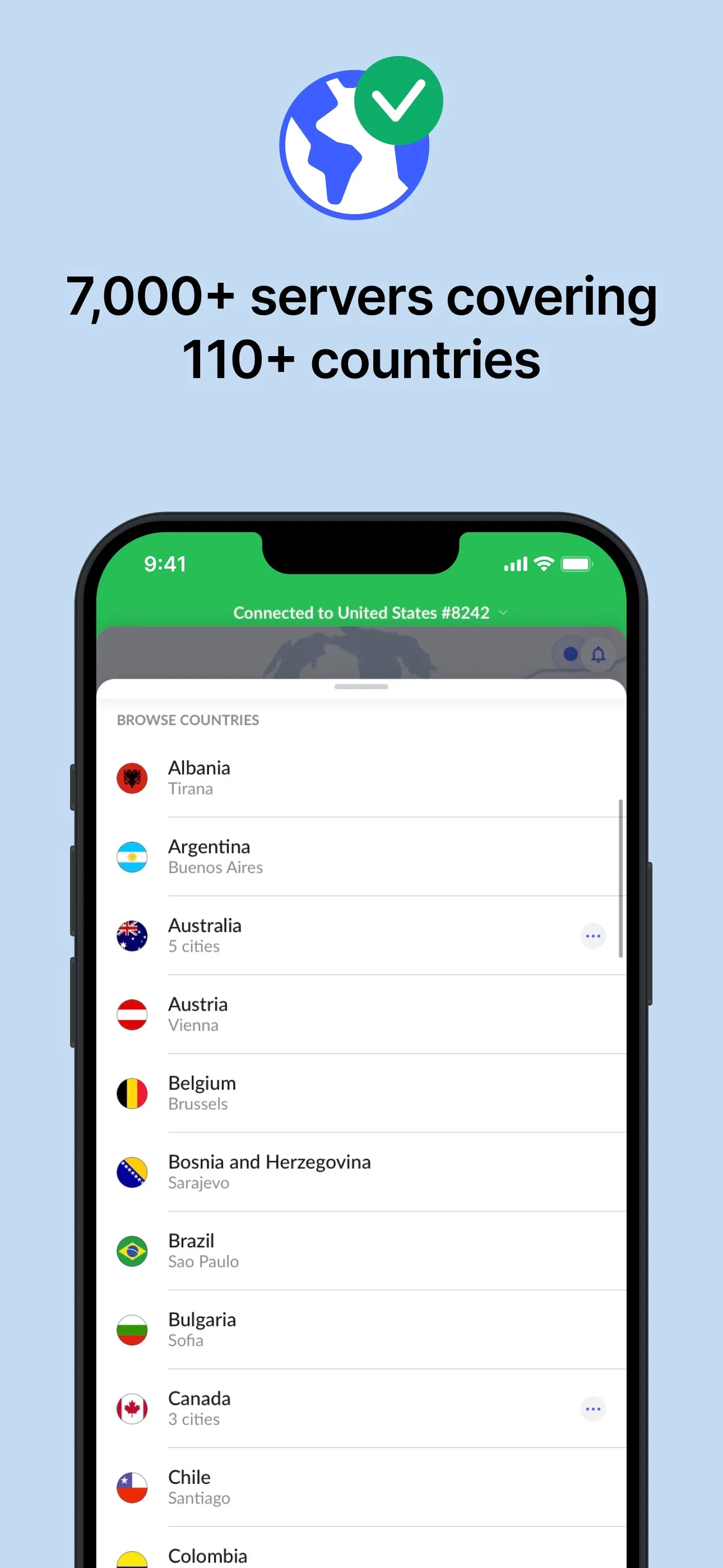 NordVPN: VPN Fast & Secure iphone screenshot 2