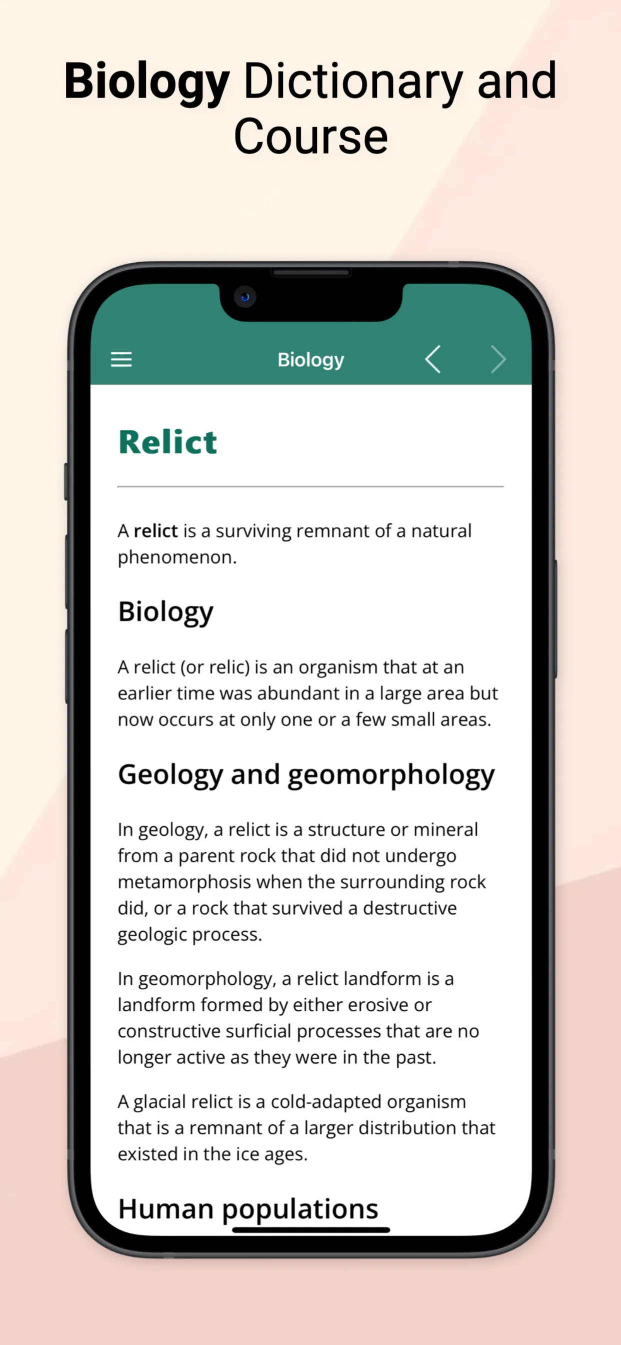 Biology Dictionary & Course iphone screenshot 7