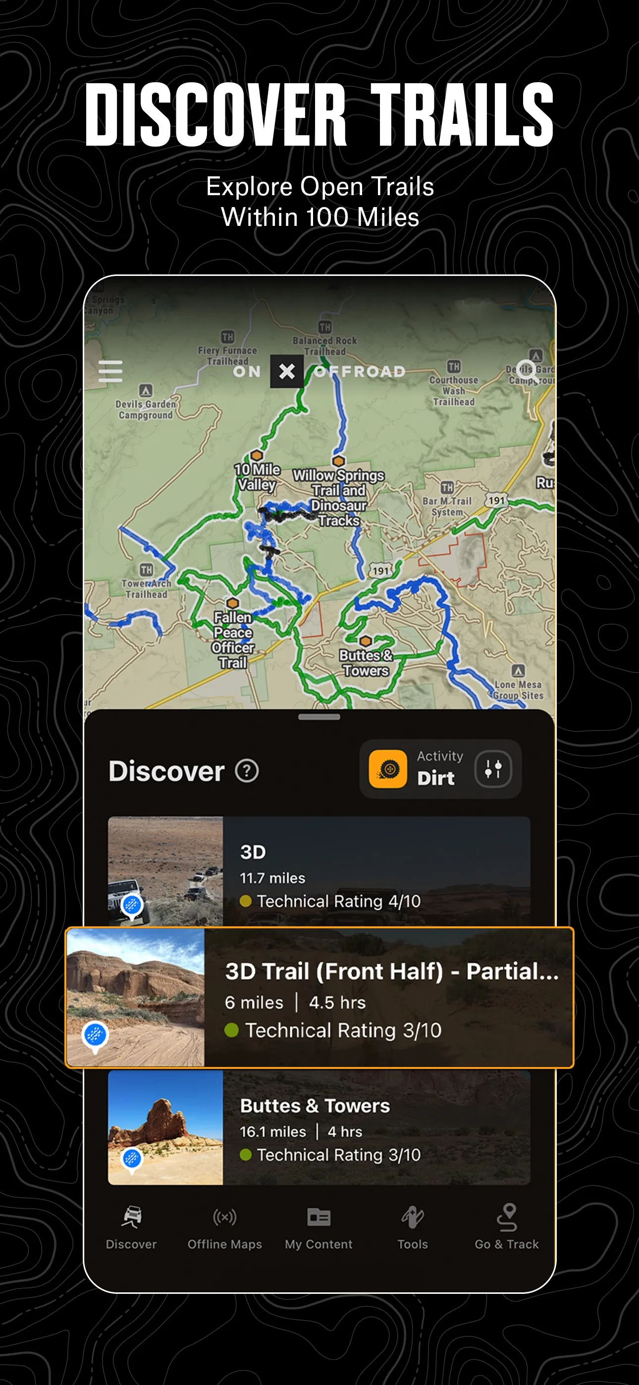 onX Offroad: Trail Maps & GPS iphone screenshot 1