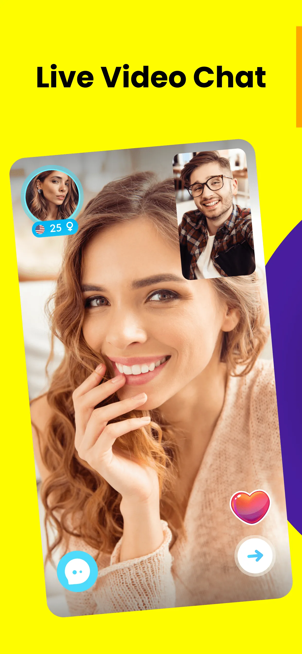 Olive - Live Video Chat App iphone screenshot 1