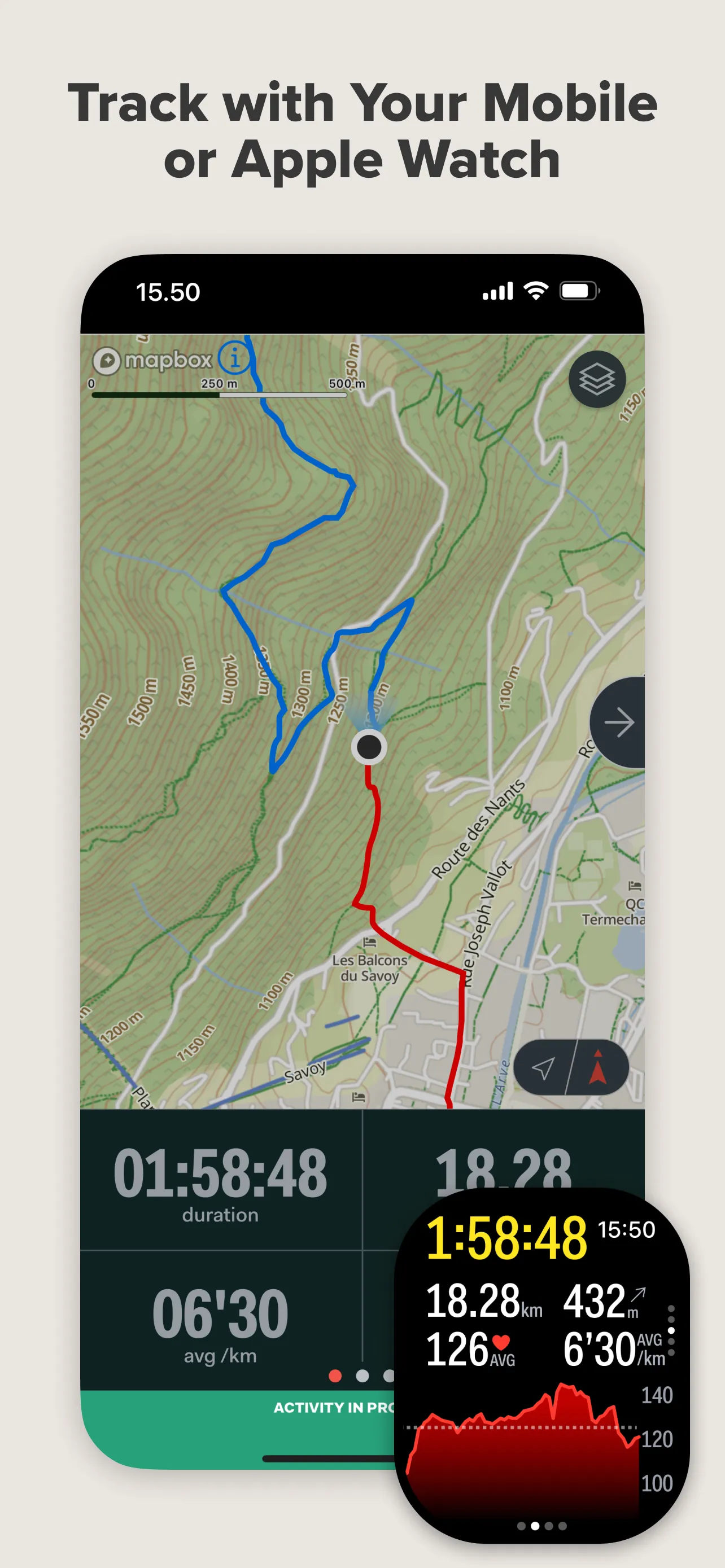 Sports Tracker: Run Bike Hike iphone screenshot 2