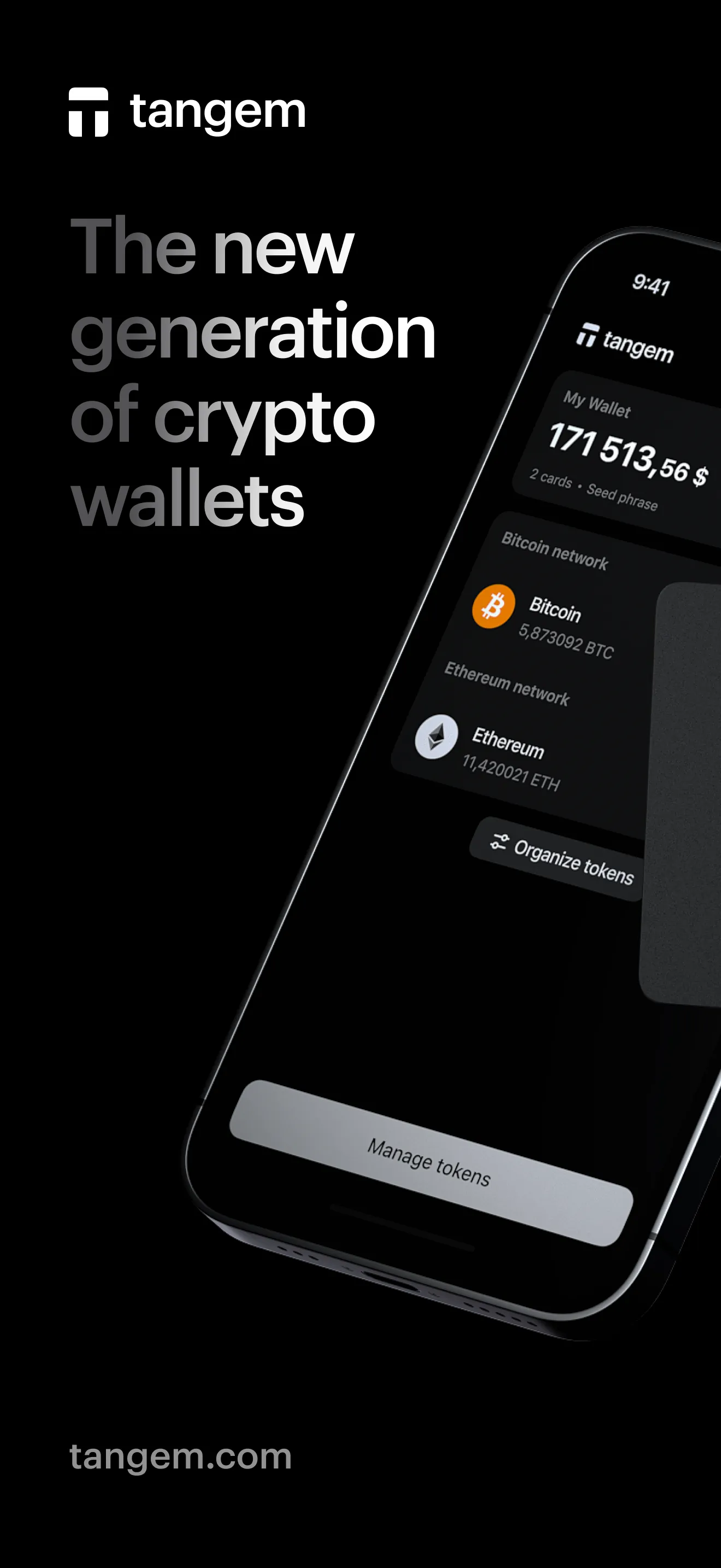 Tangem - Crypto wallet iphone screenshot 1