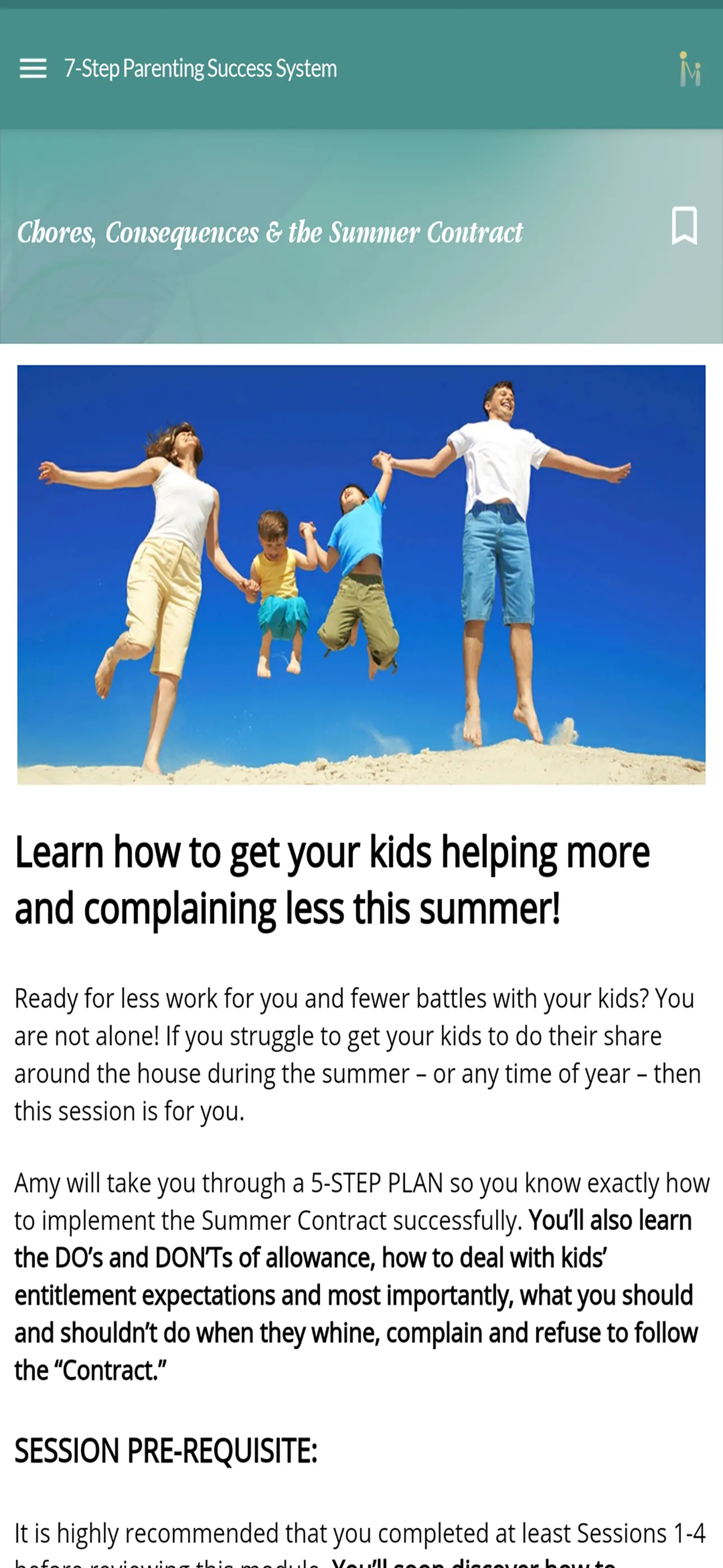 Positive Parenting Solutions iphone screenshot 4
