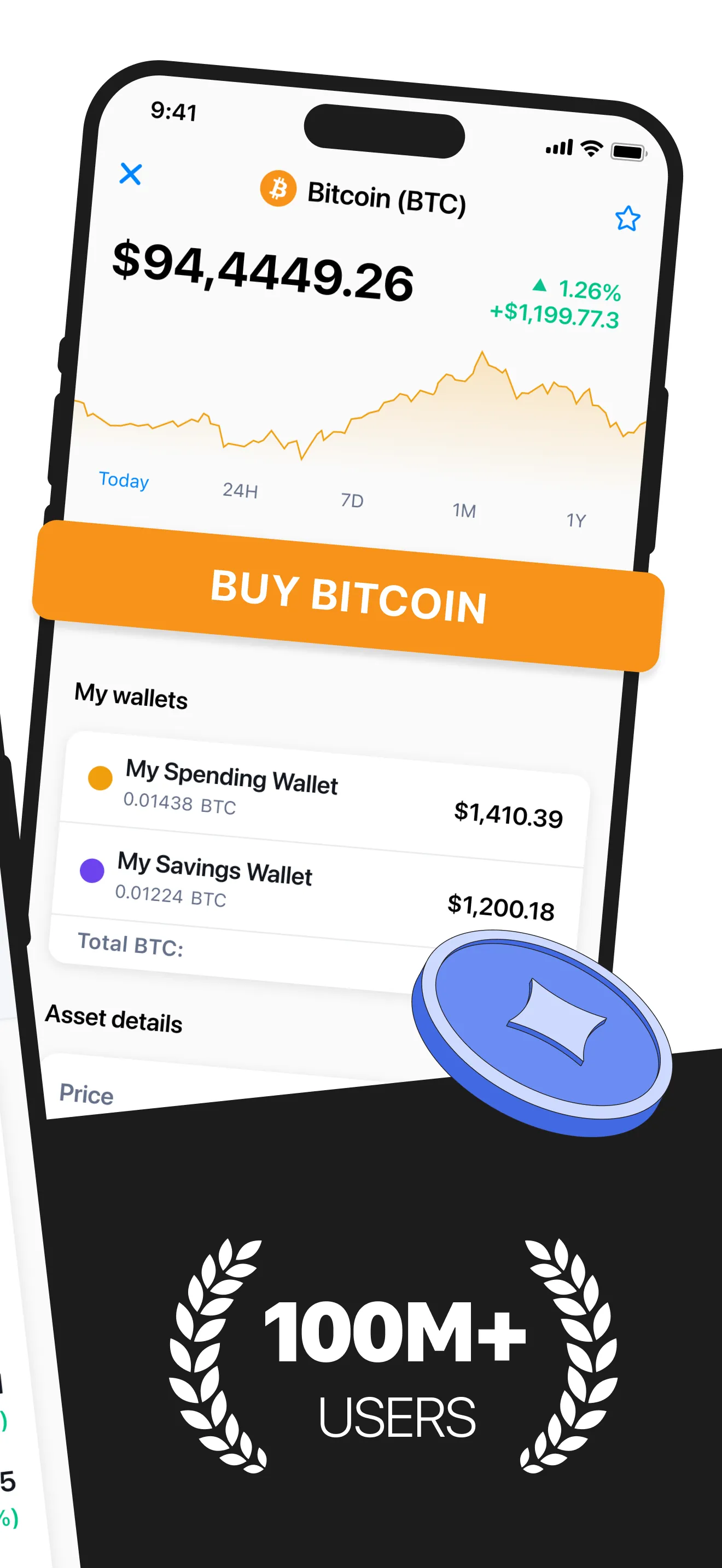 Bitcoin.com Wallet: Buy, sell iphone screenshot 2