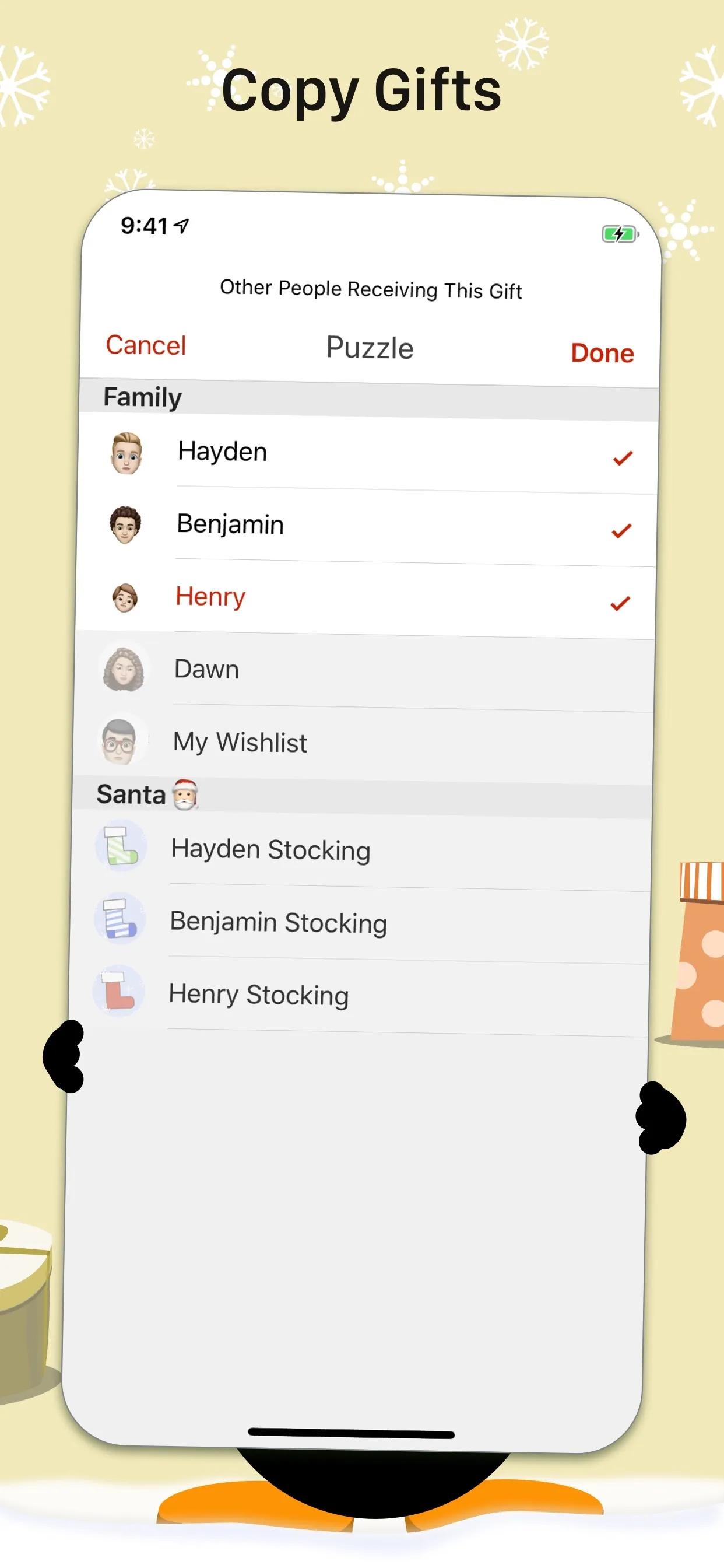 The Christmas List iphone screenshot 8