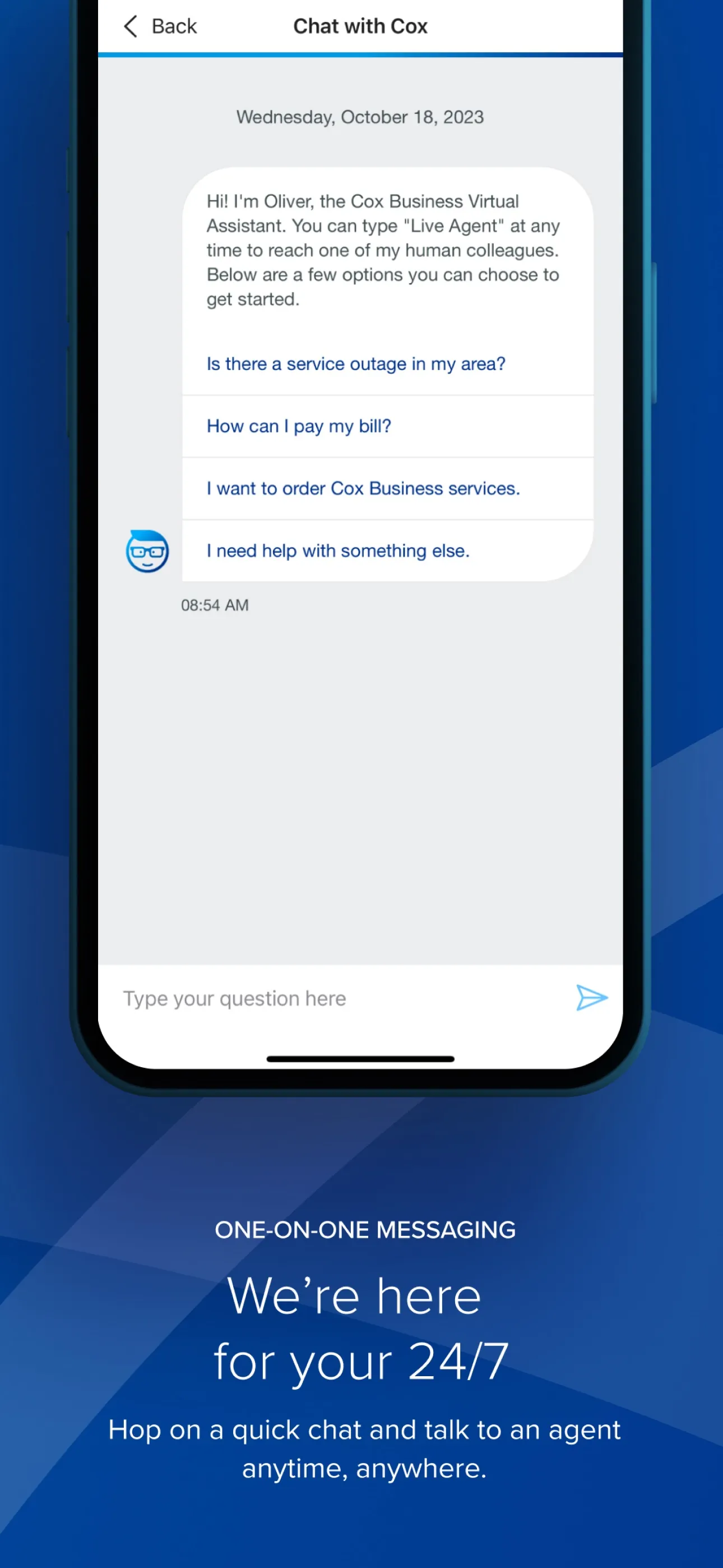 Cox Business MyAccount iphone screenshot 5