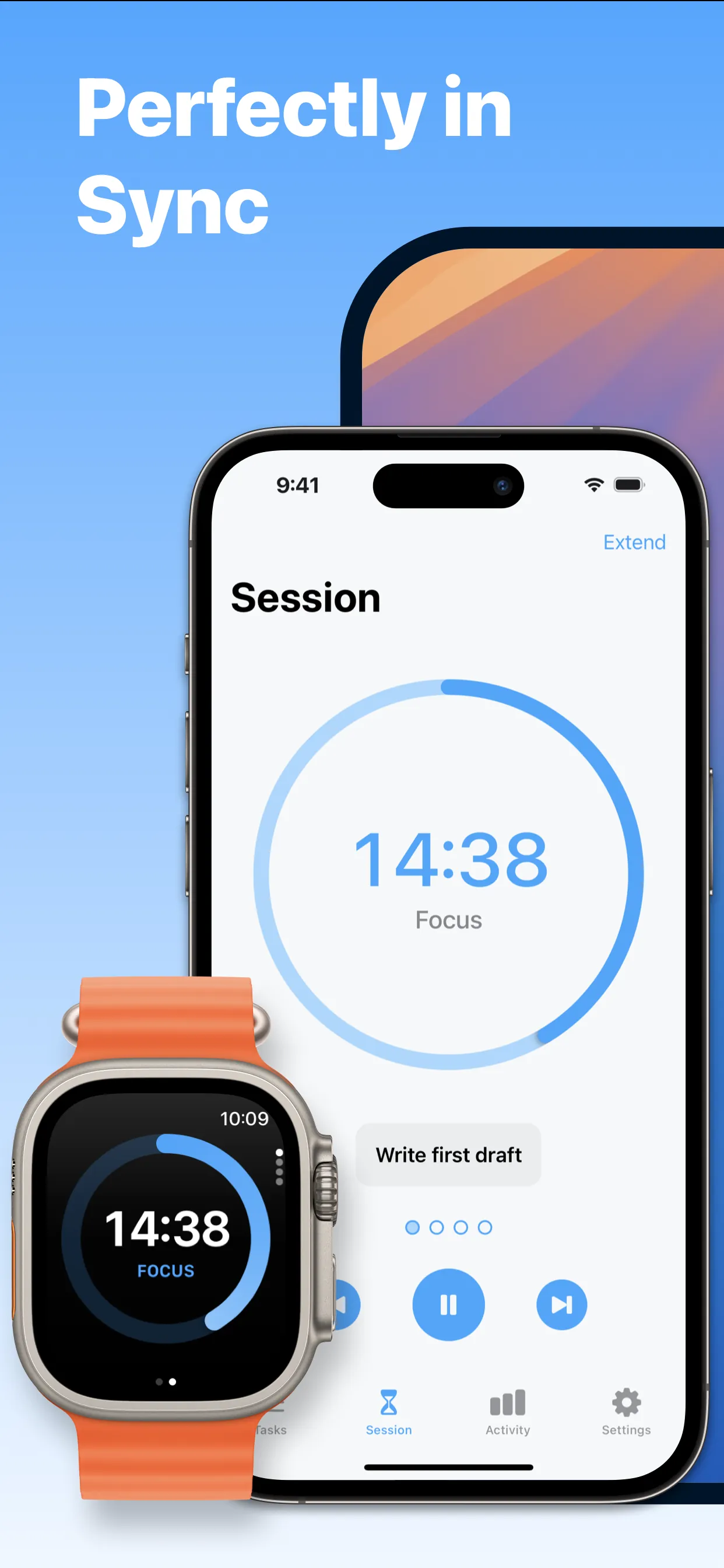 Focus - Timer for Productivity iphone screenshot 3