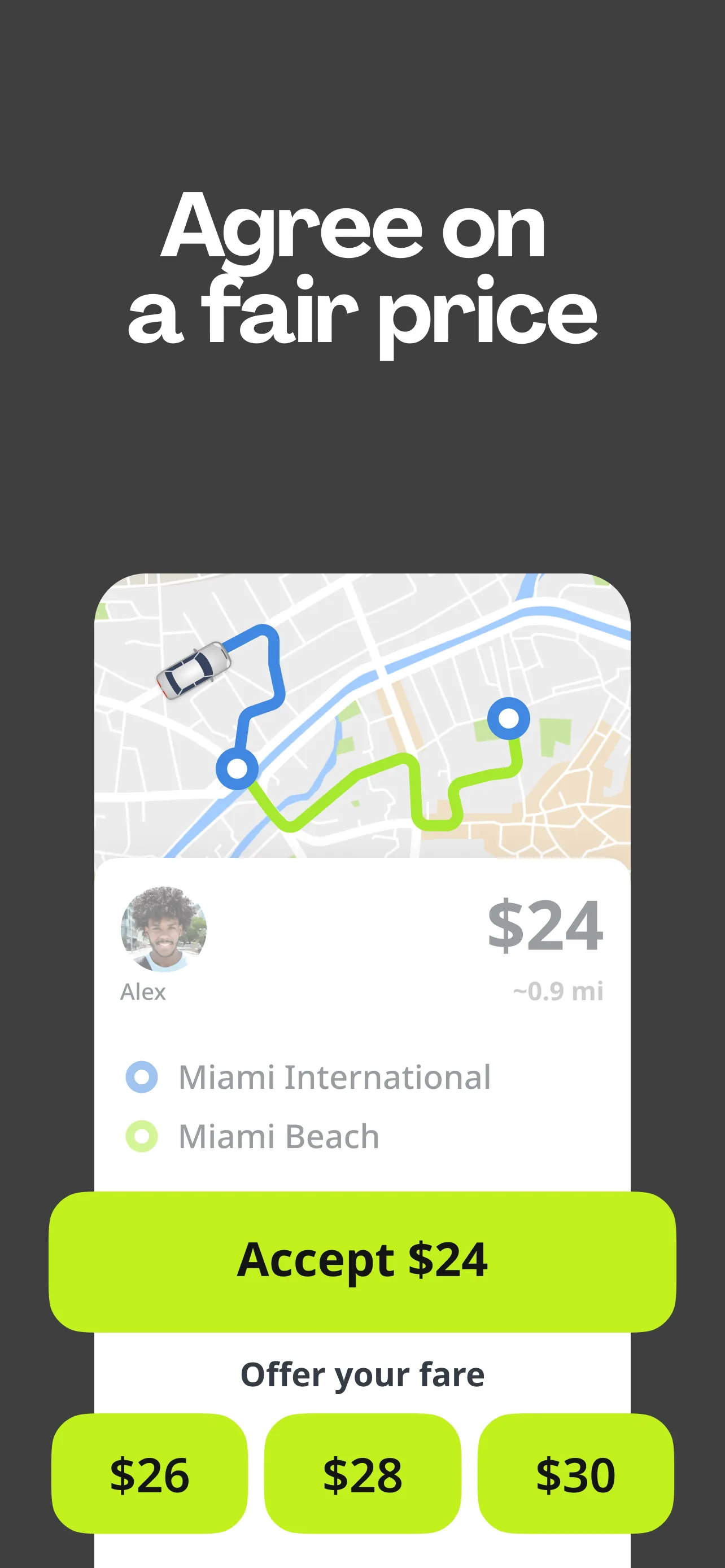 inDrive. Save on city rides iphone screenshot 6